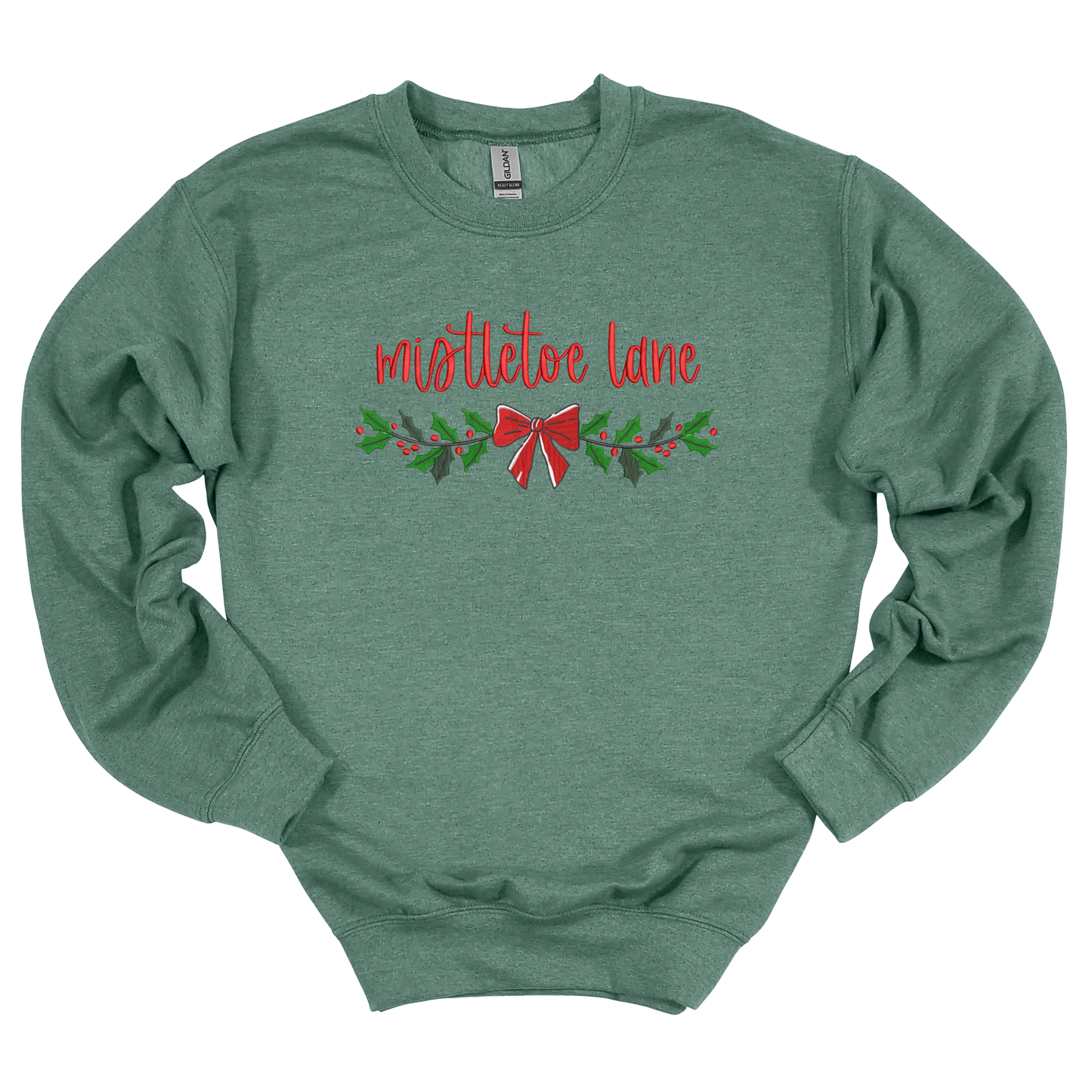 Mistletoe Lane Embroidered Sweatshirt