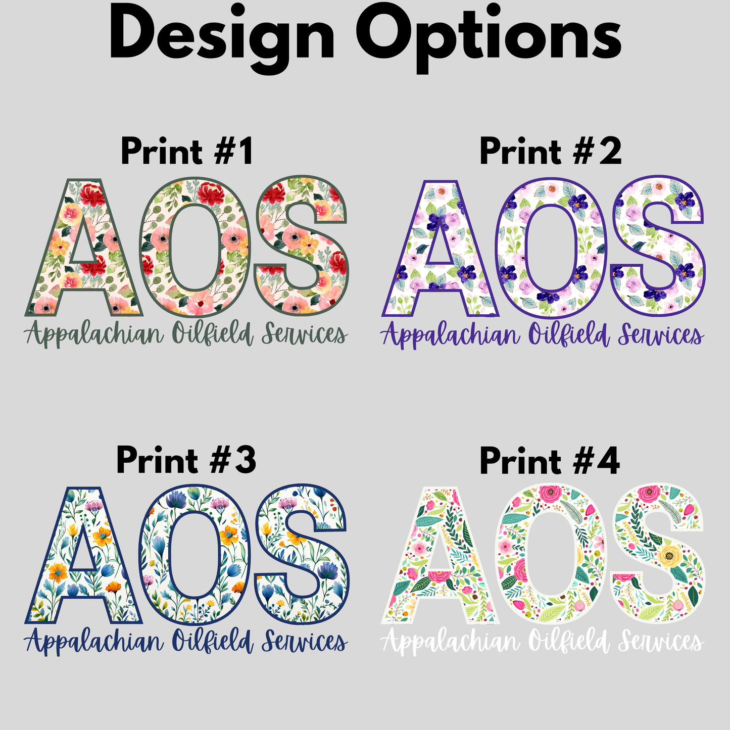 AOS Floral Printed T-Shirt