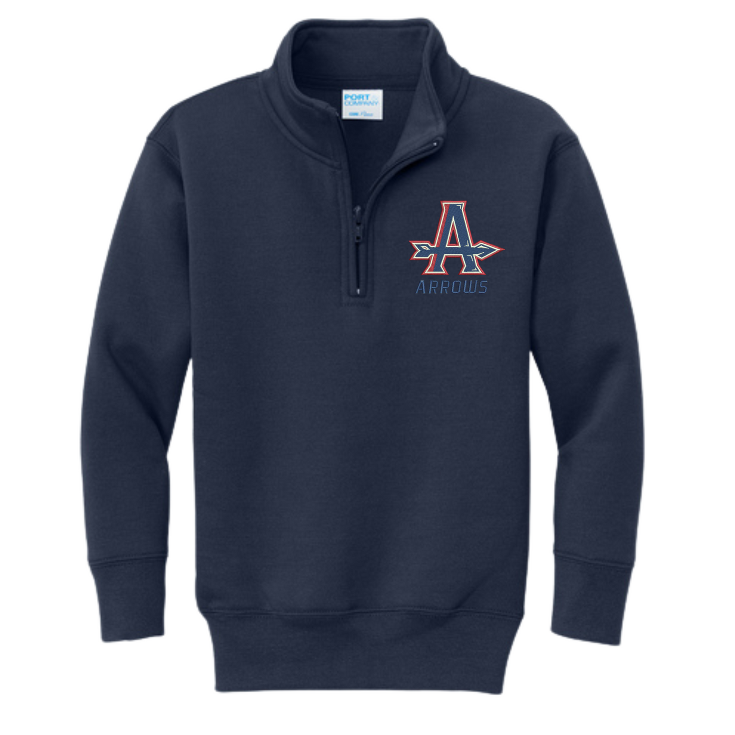Arrows Embroidered 1/4 Zip (Youth)