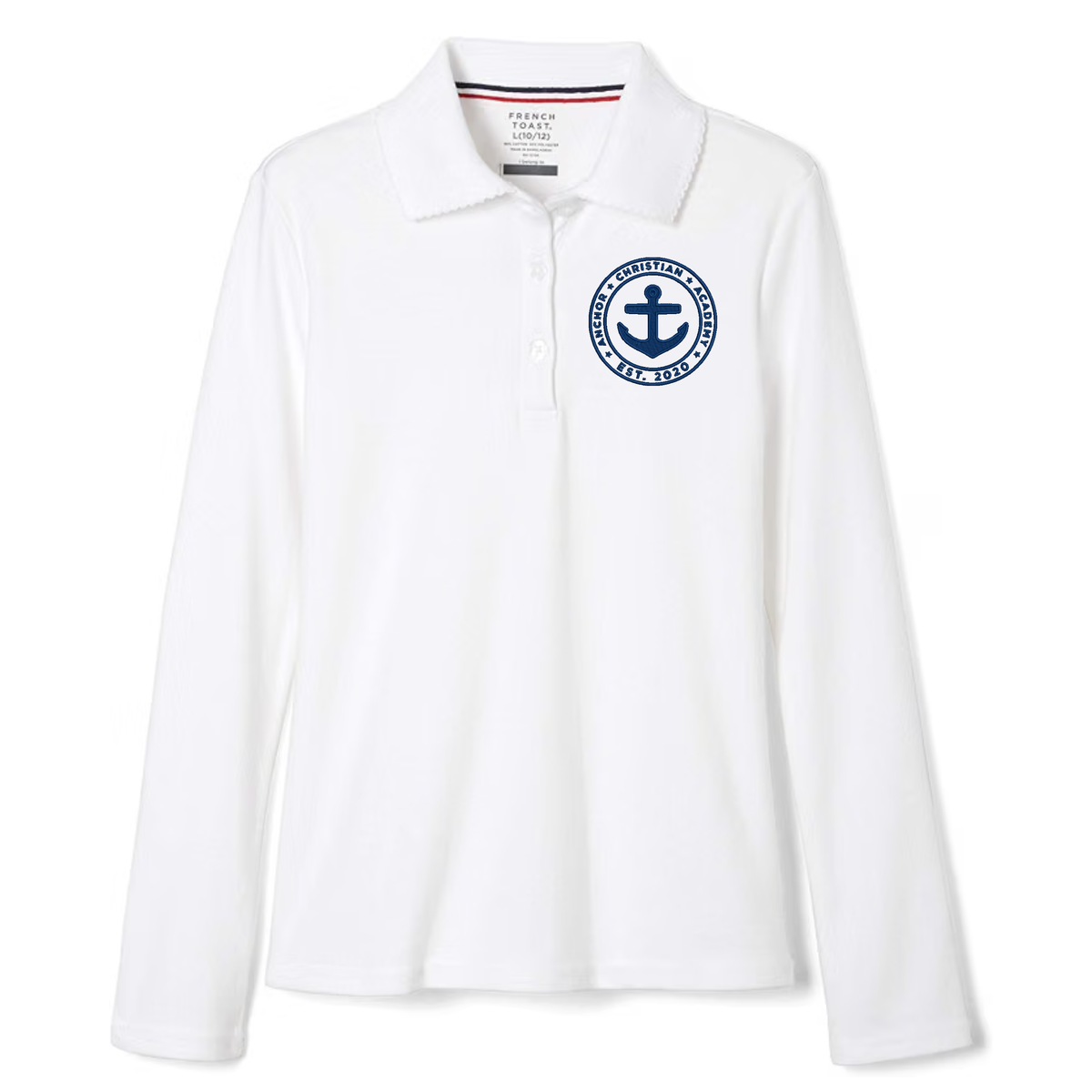 ACA Embroidered Long Sleeve Polo (Girls)