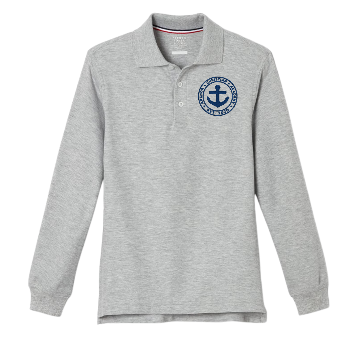 ACA Embroidered Long Sleeve Polo (Boys)
