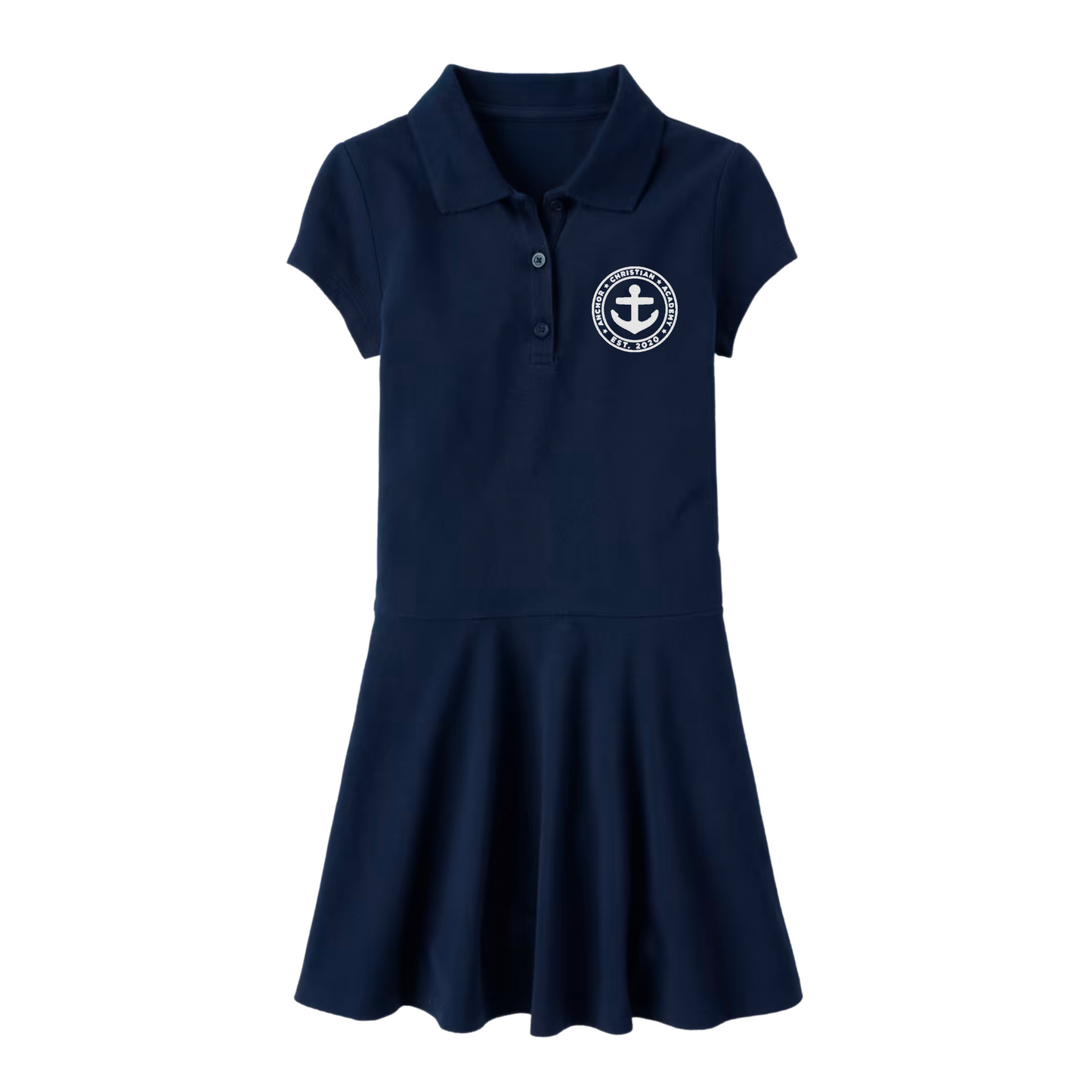 ACA Embroidered Polo Dress