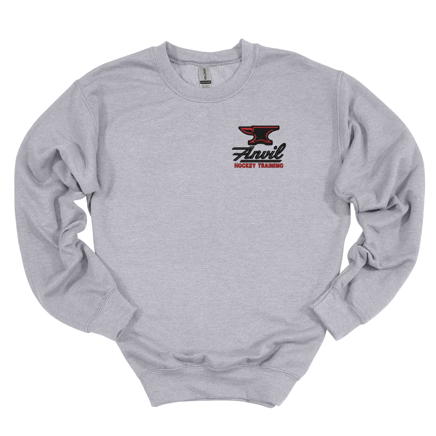 Anvil Embroidered Crewneck Sweatshirt