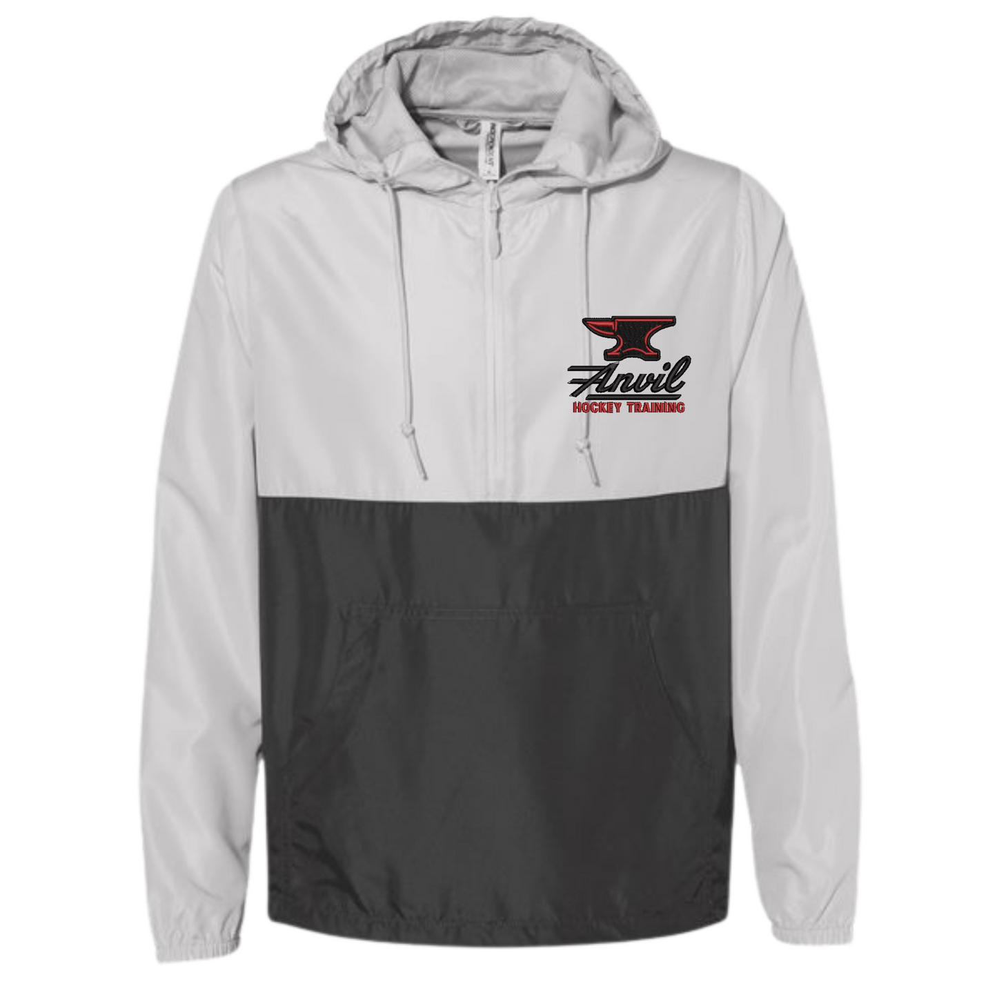 Anvil Embroidered 1/4 Zip Windbreaker