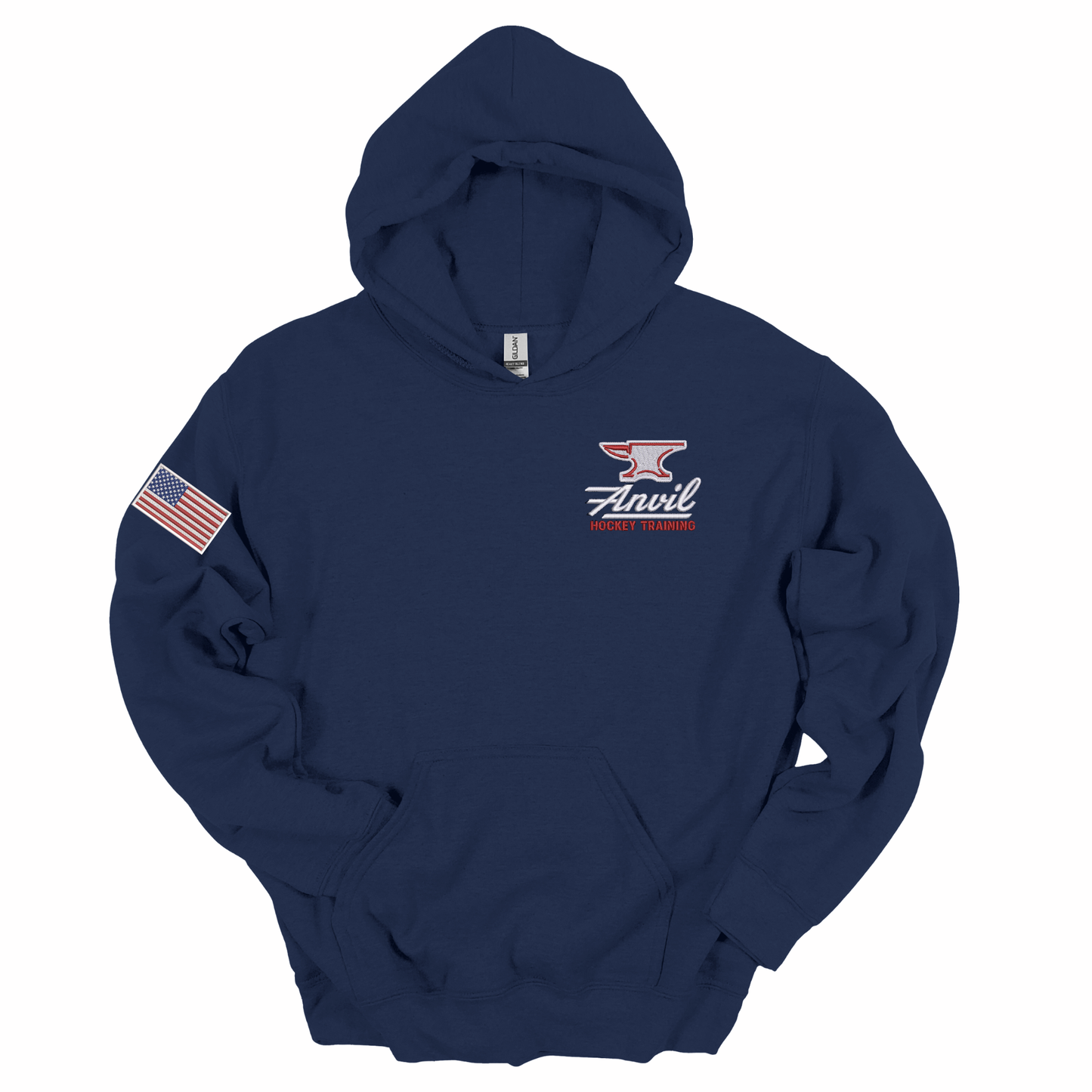 Anvil x USA Embroidered Hoodie