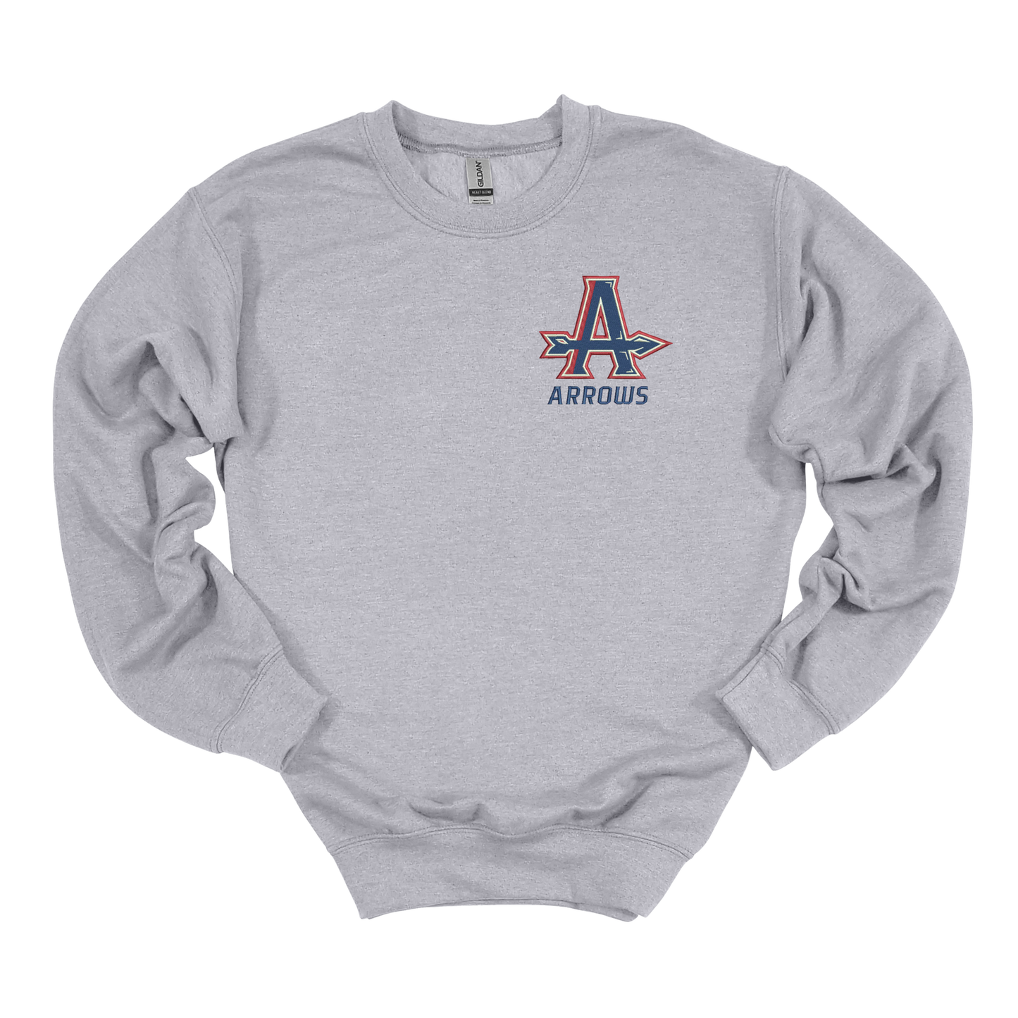 Arrows Embroidered Crewneck