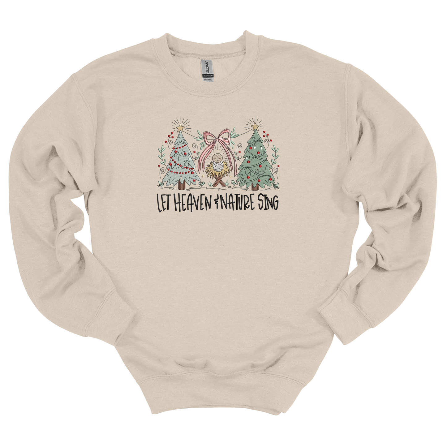 Heaven & Nature Embroidered Sweatshirt