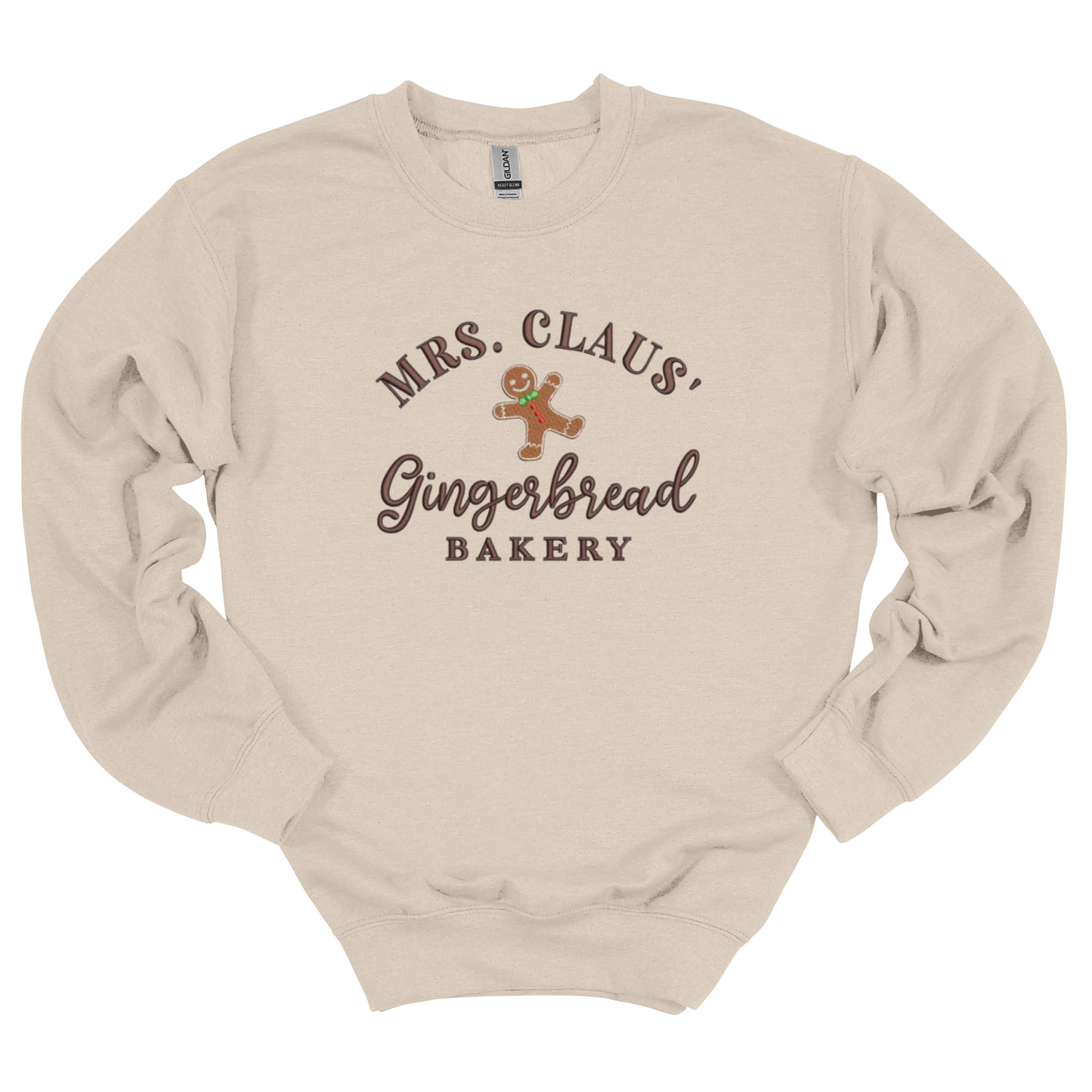 Mrs. Claus' Bakery Embroidered Sweatshirt