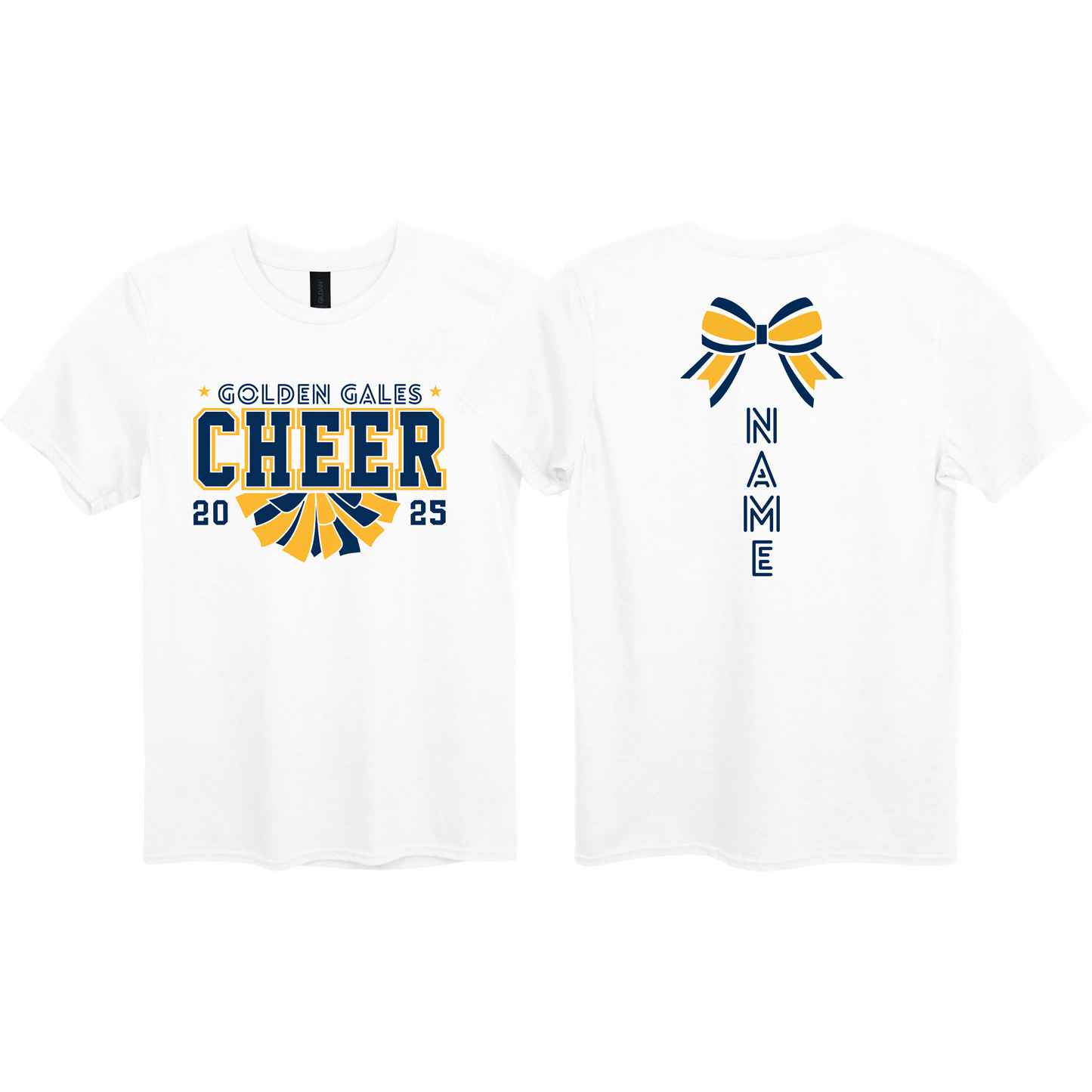 Golden Gales 2025 Cheer T-Shirt
