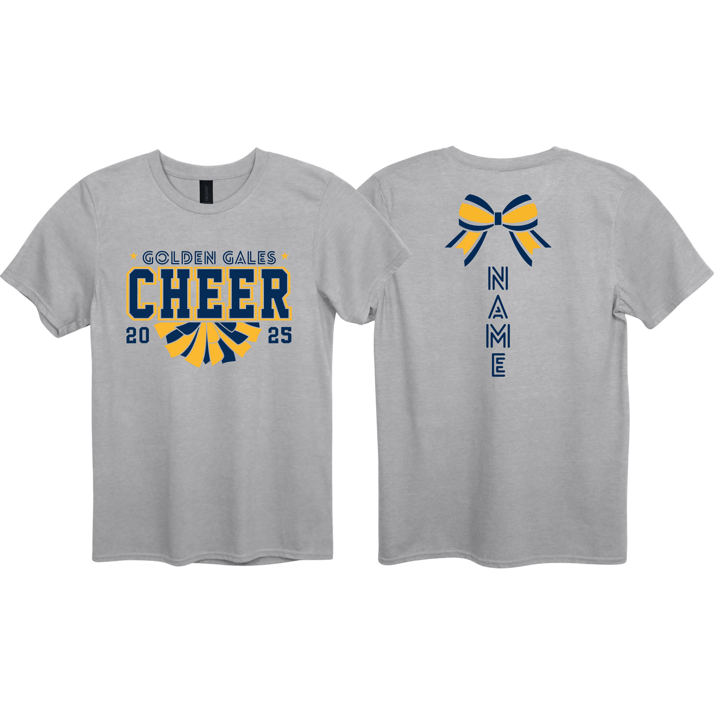 Golden Gales 2025 Cheer T-Shirt