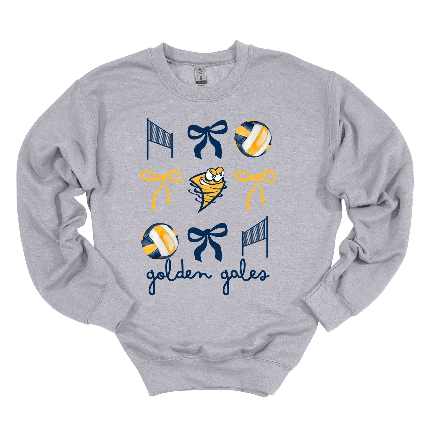 Golden Gales Volleyball Crewneck Sweatshirt