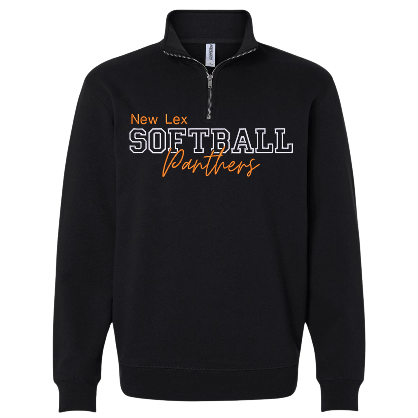 New Lex Softball Embroidered 1/4 Zip
