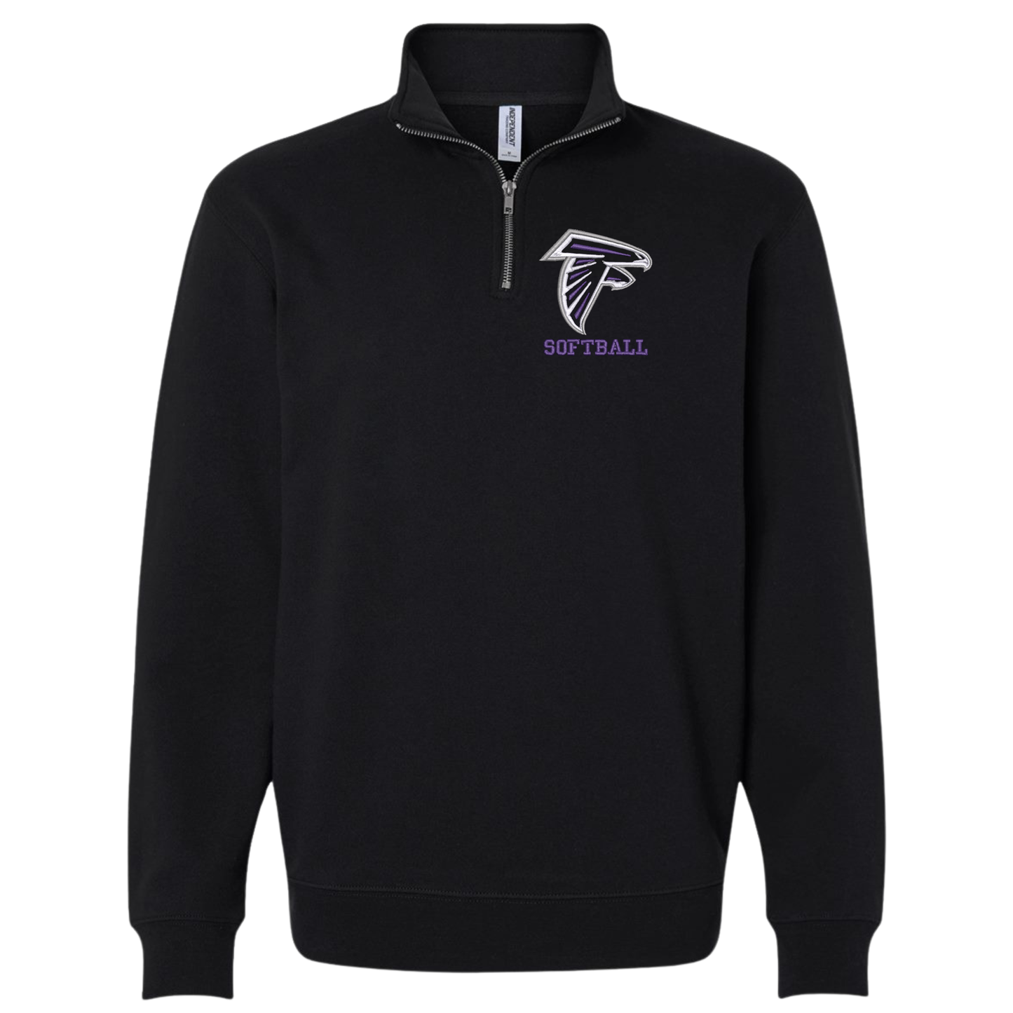 Falcon Softball Embroidered 1/4 Zip