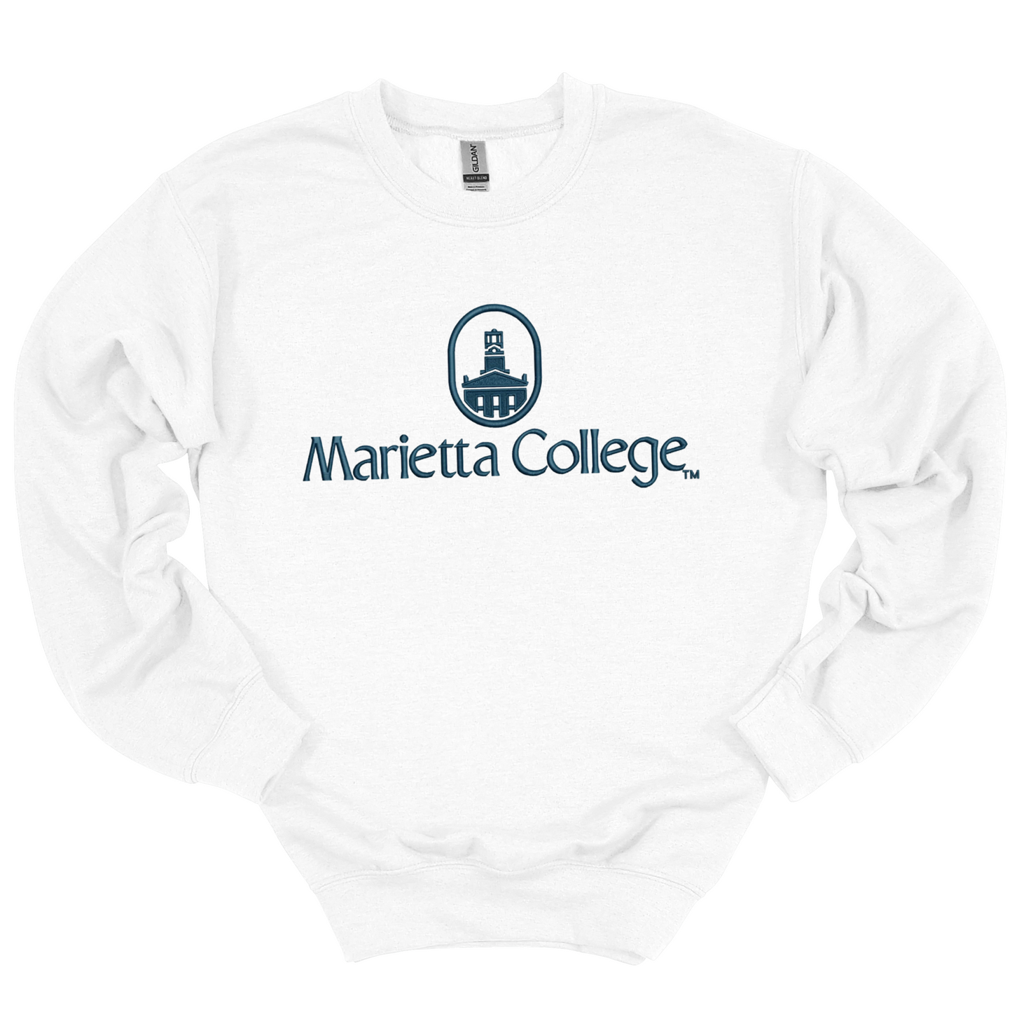 Marietta College Embroidered Crewneck