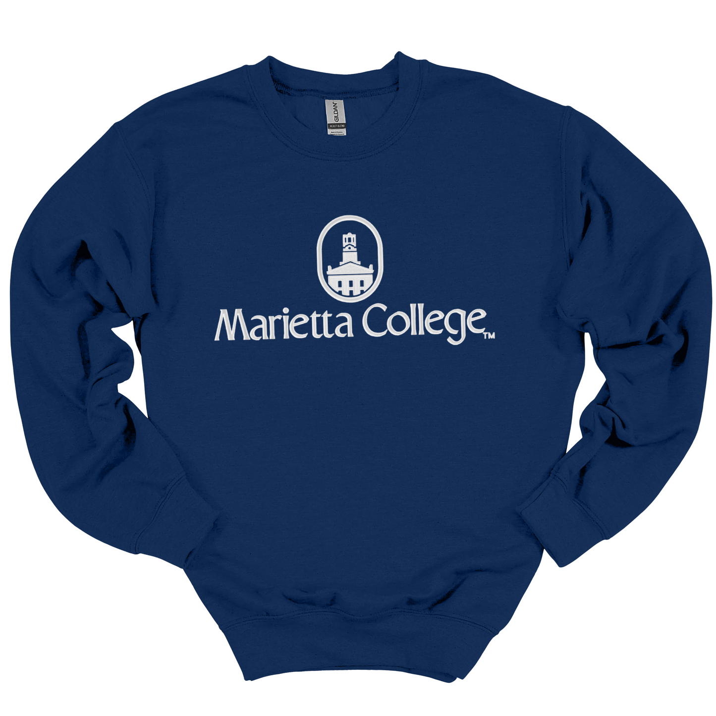 Marietta College Embroidered Crewneck