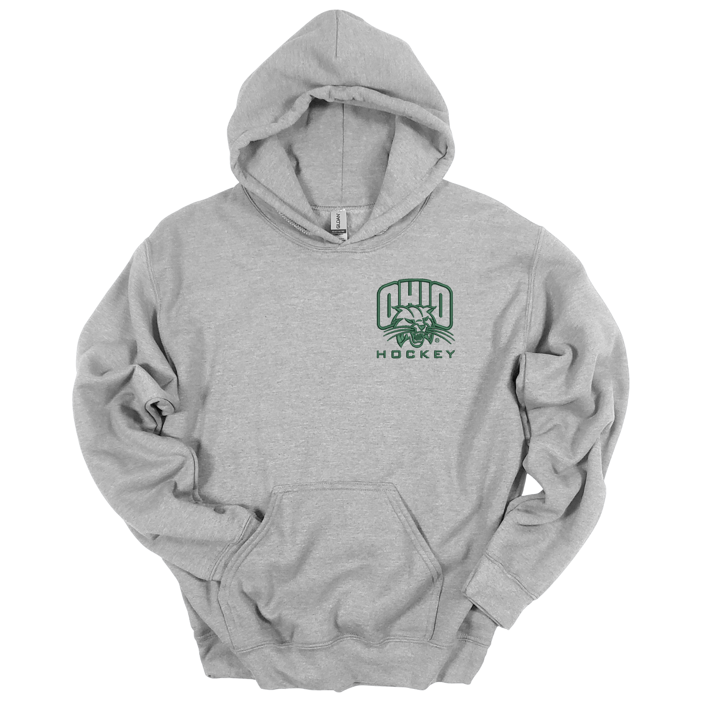 Bobcats Hockey Embroidered Hoodie