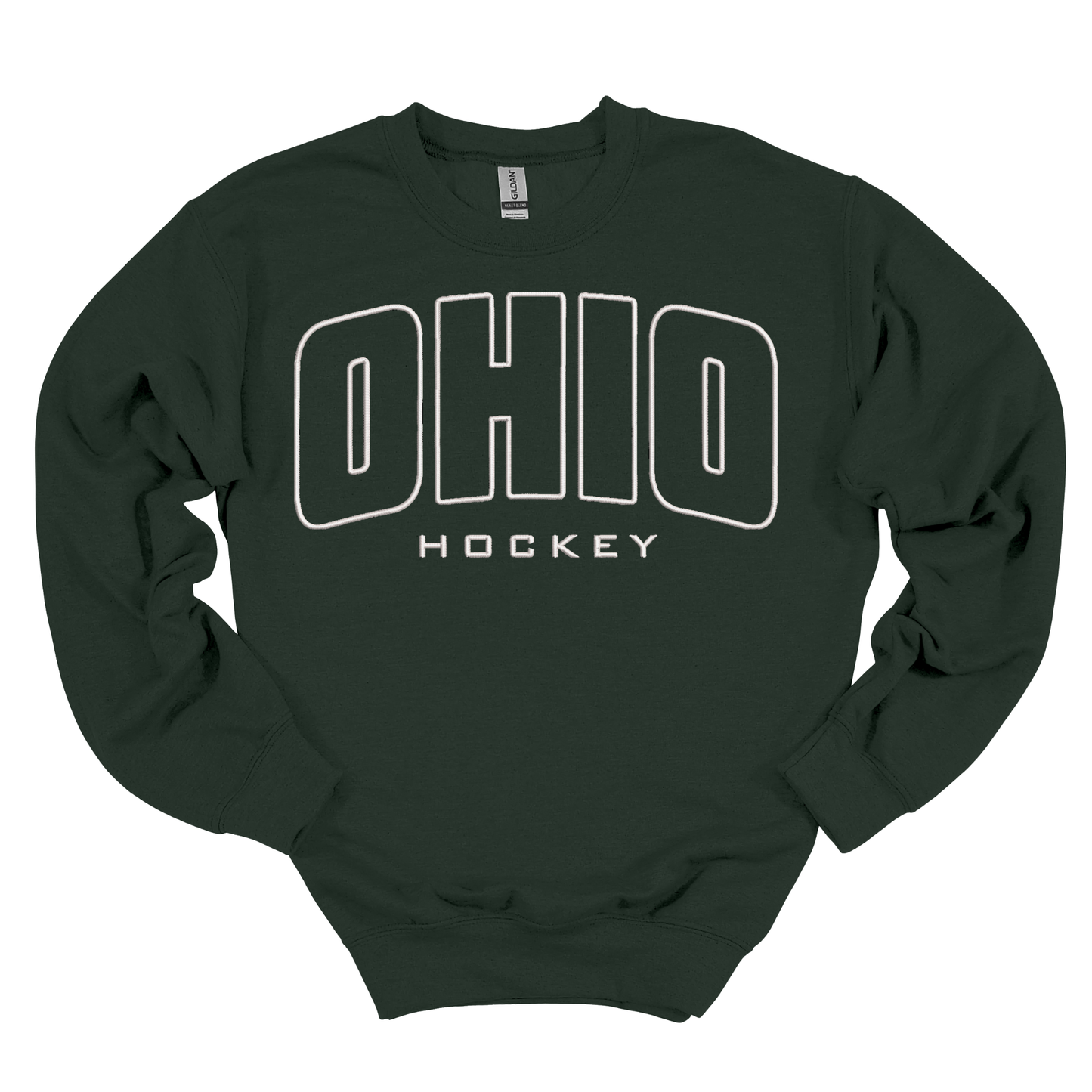 Ohio Hockey Embroidered Crewneck