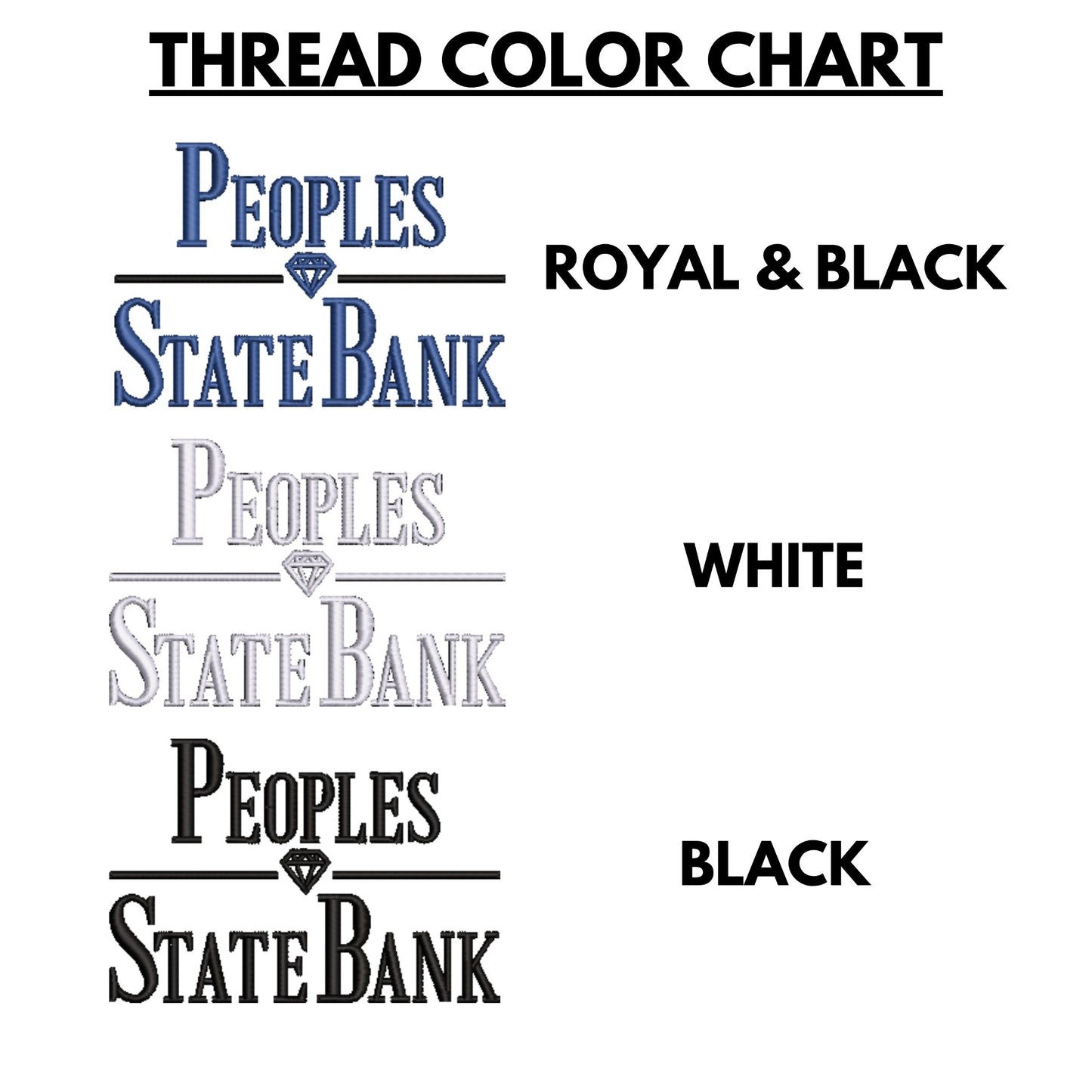 Peoples State Bank Embroidered 1/4 Zip (Stacked Logo)