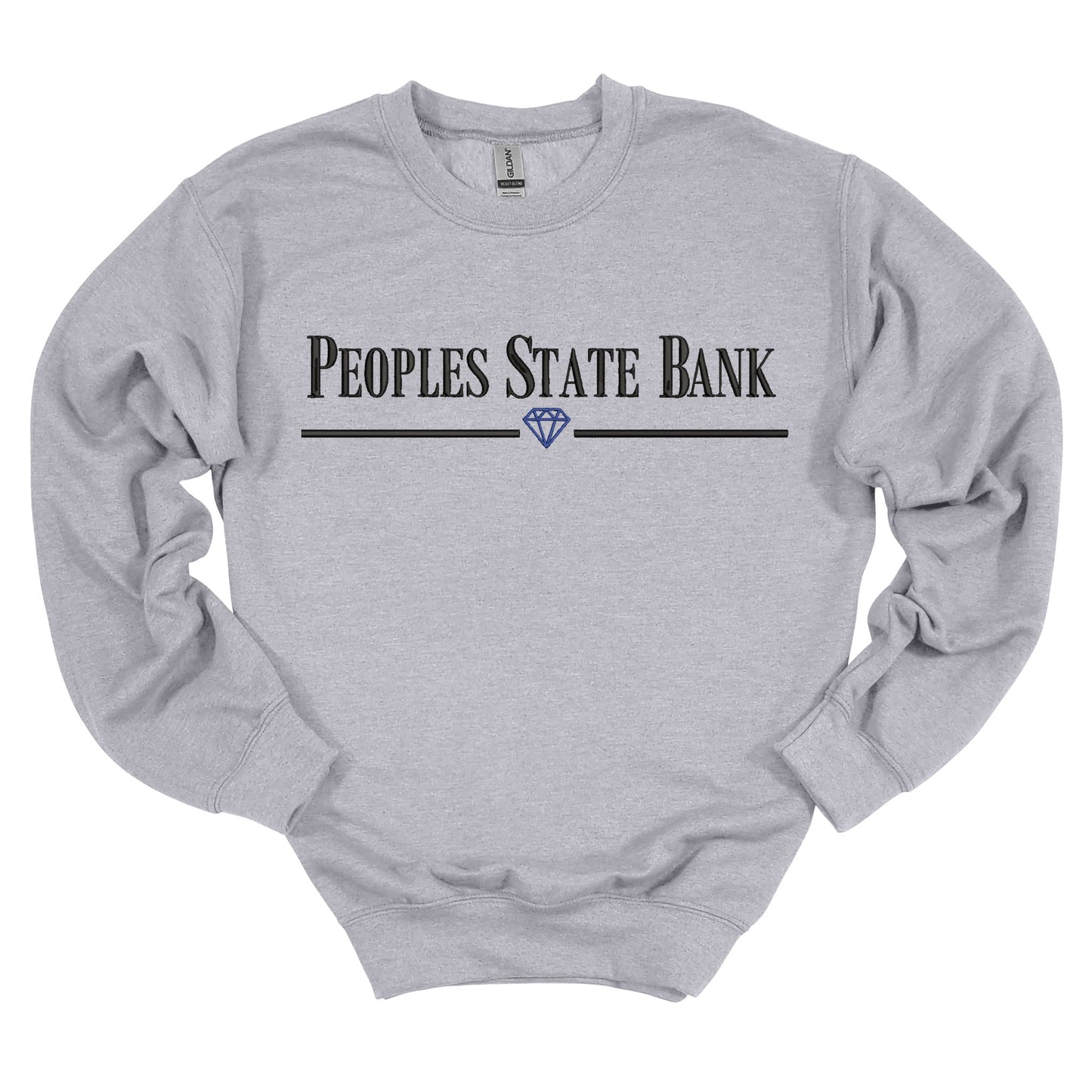 Peoples State Bank Embroidered Crewneck