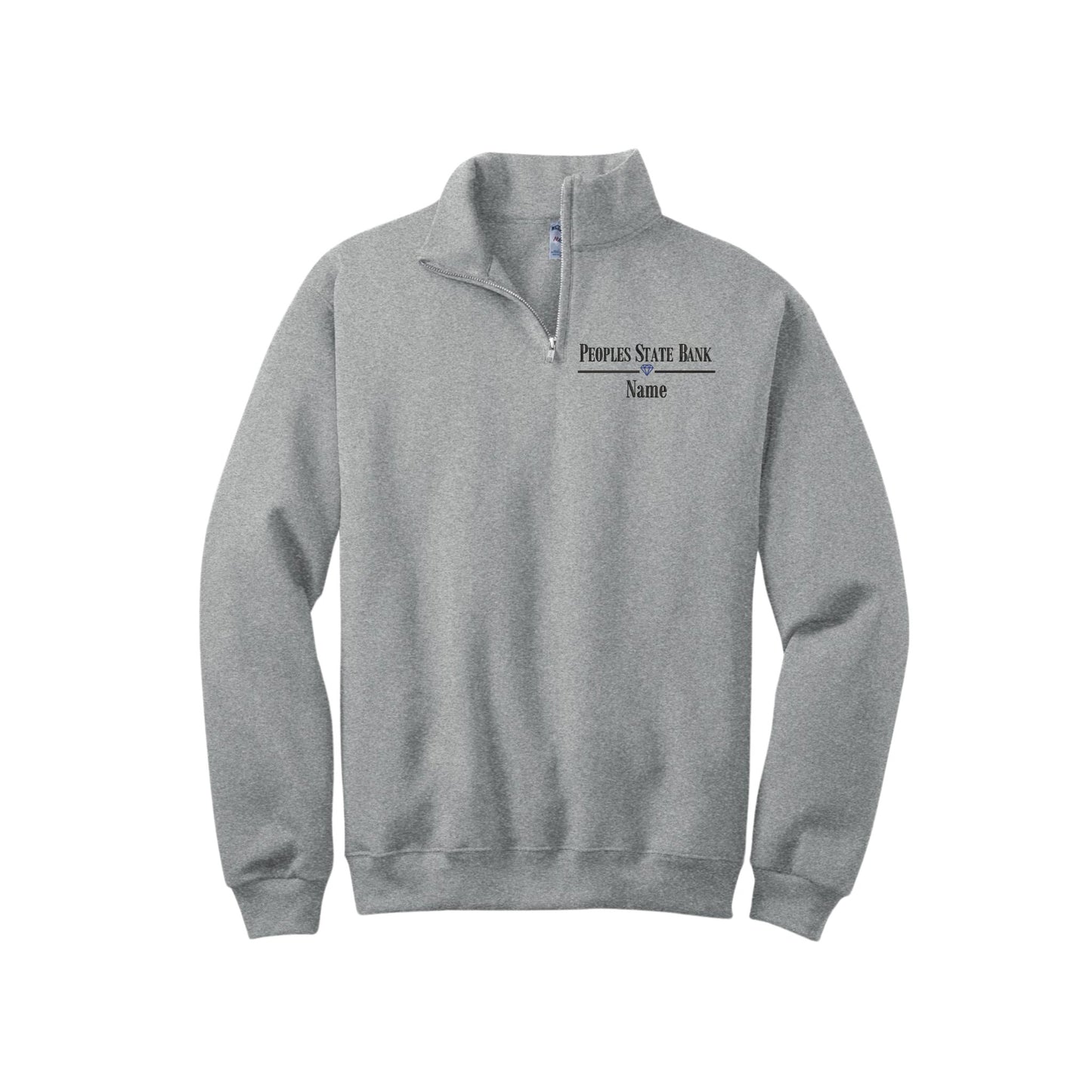 Peoples State Bank Embroidered 1/4 Zip (Personalized)