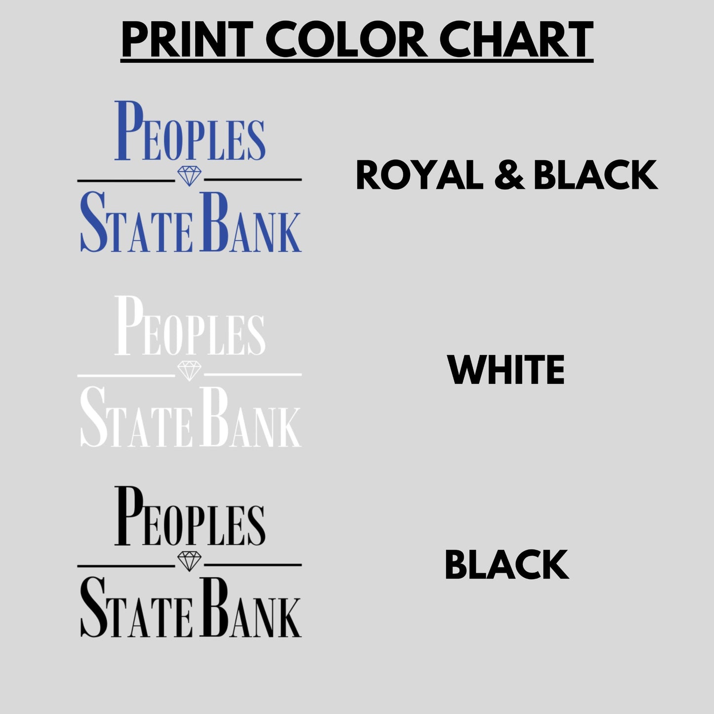 Peoples State Bank Embroidered Hoodie (Stacked Logo)