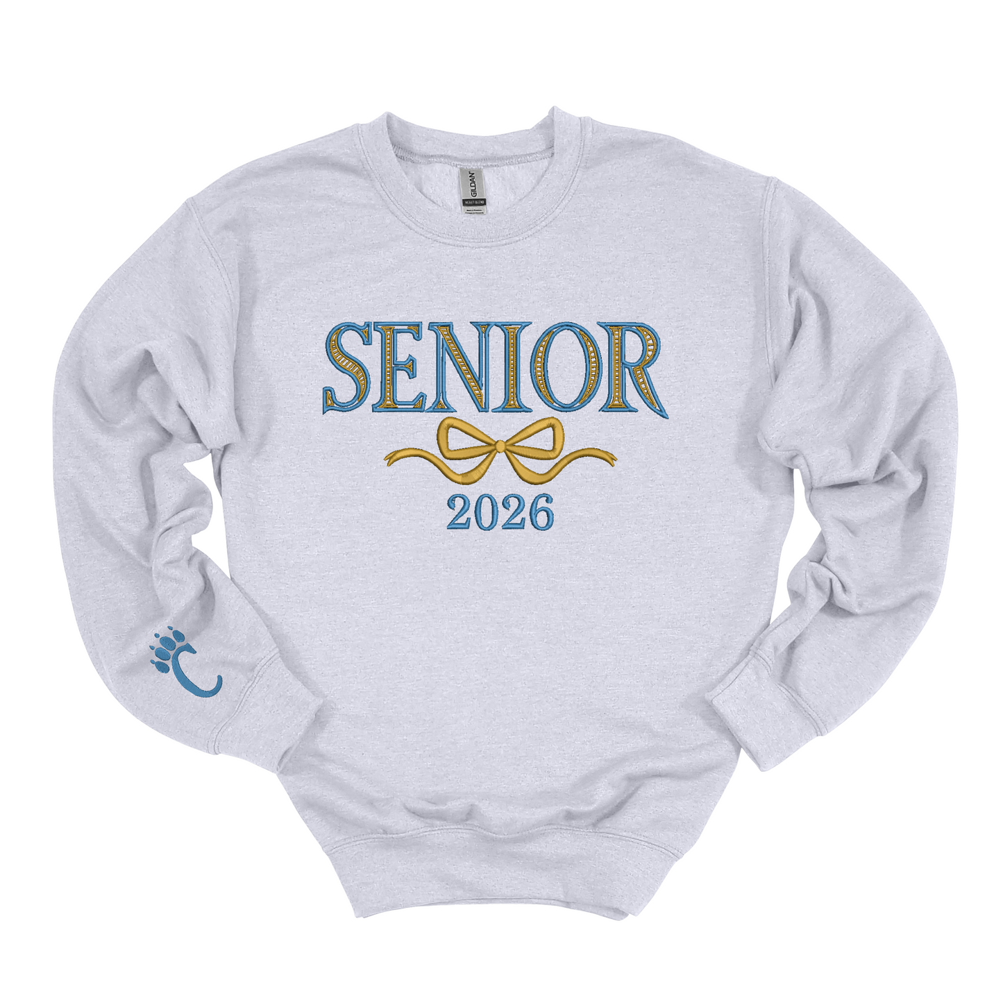 Frontier Senior Bow Embroidered Crewneck