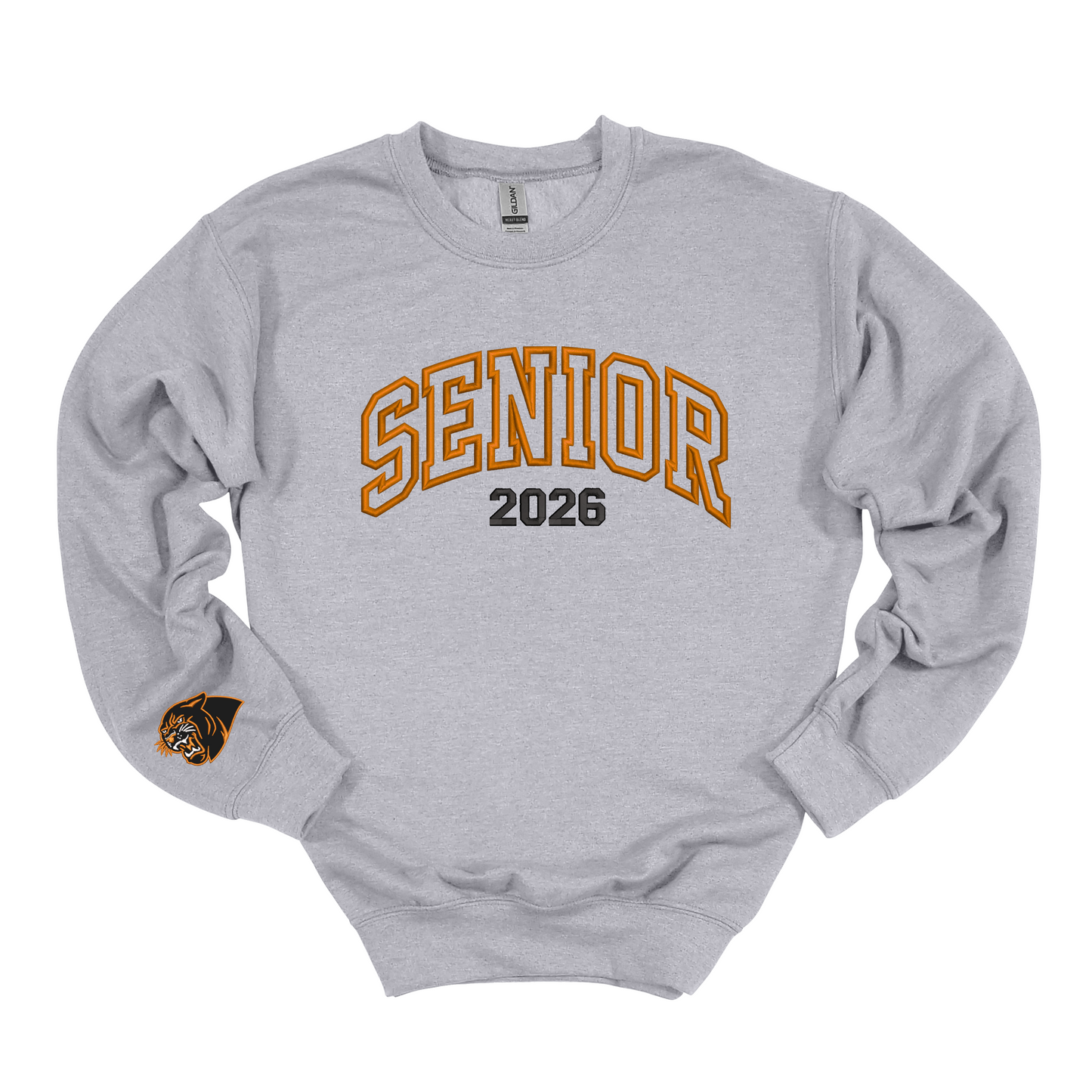 New Lex Senior Embroidered Crewneck
