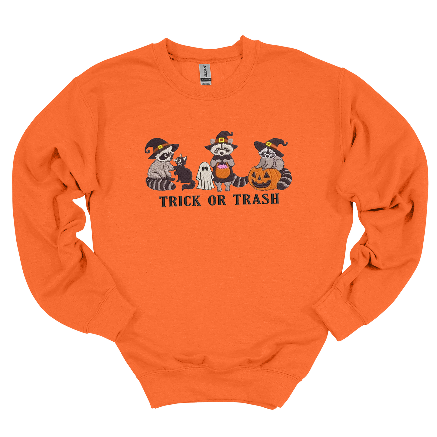 Trick or Trash Embroidered Crewneck
