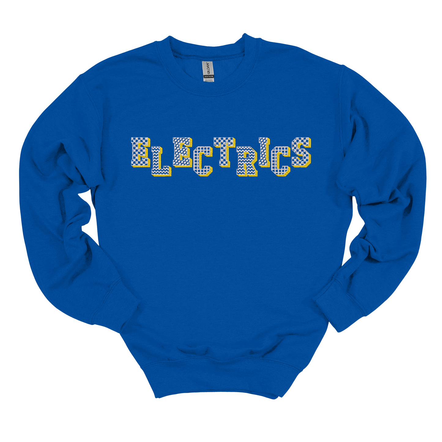 Electrics Pattern Embroidered Sweatshirt