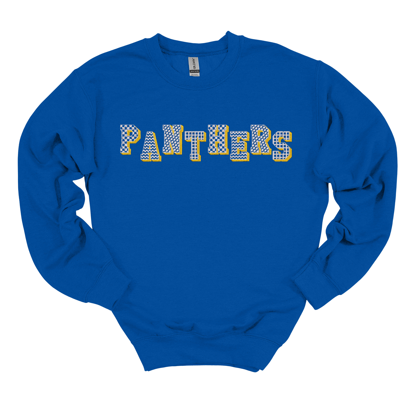 Maysville Panthers Pattern Embroidered Sweatshirt