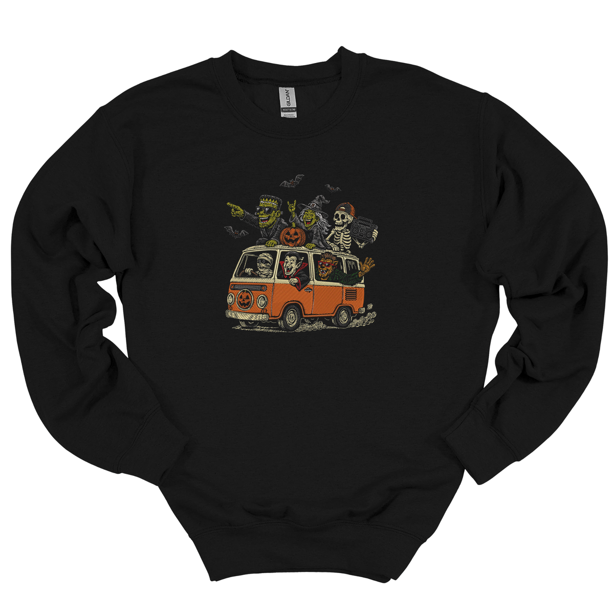 Boo Crew Embroidered Crewneck