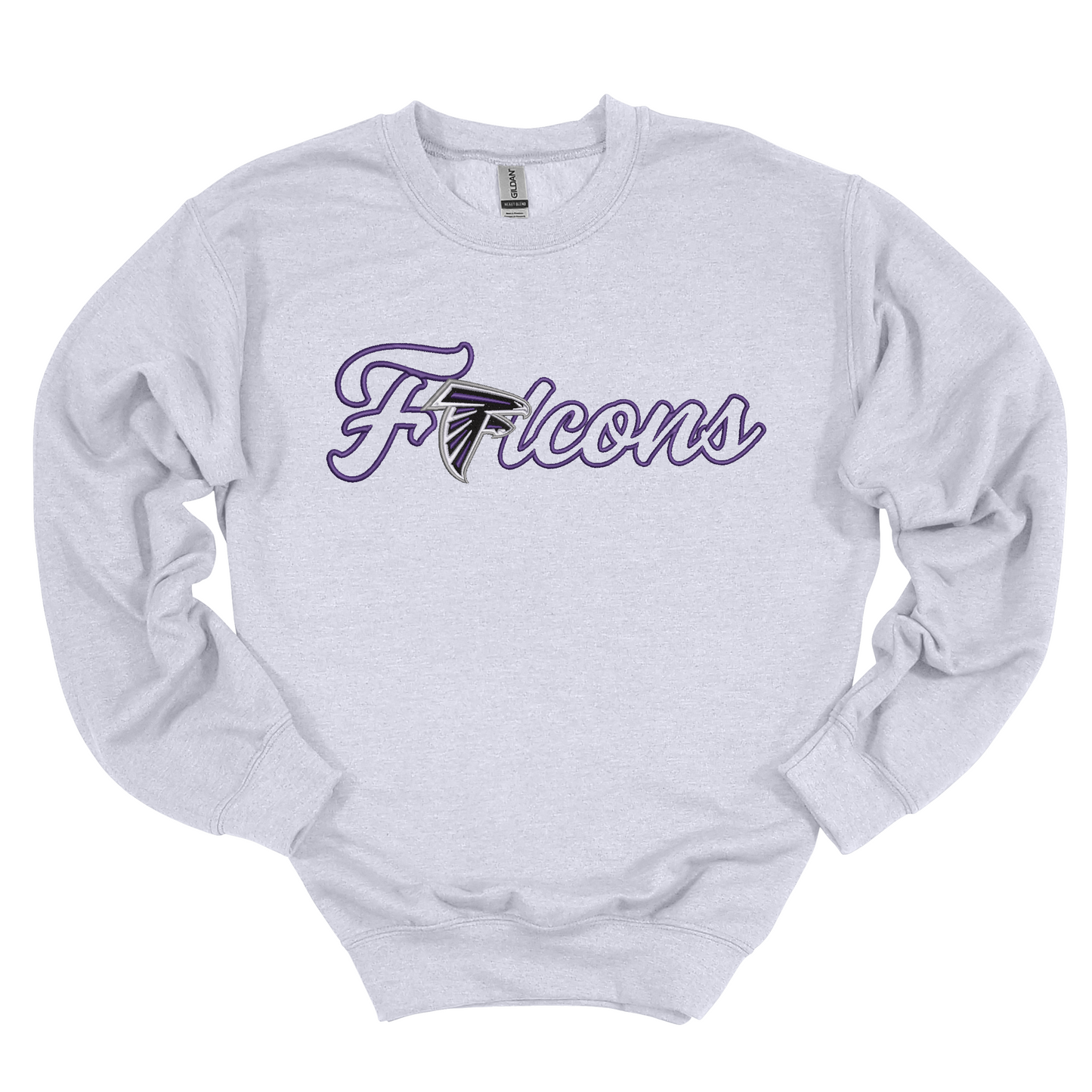 Falcons Embroidered Crewneck