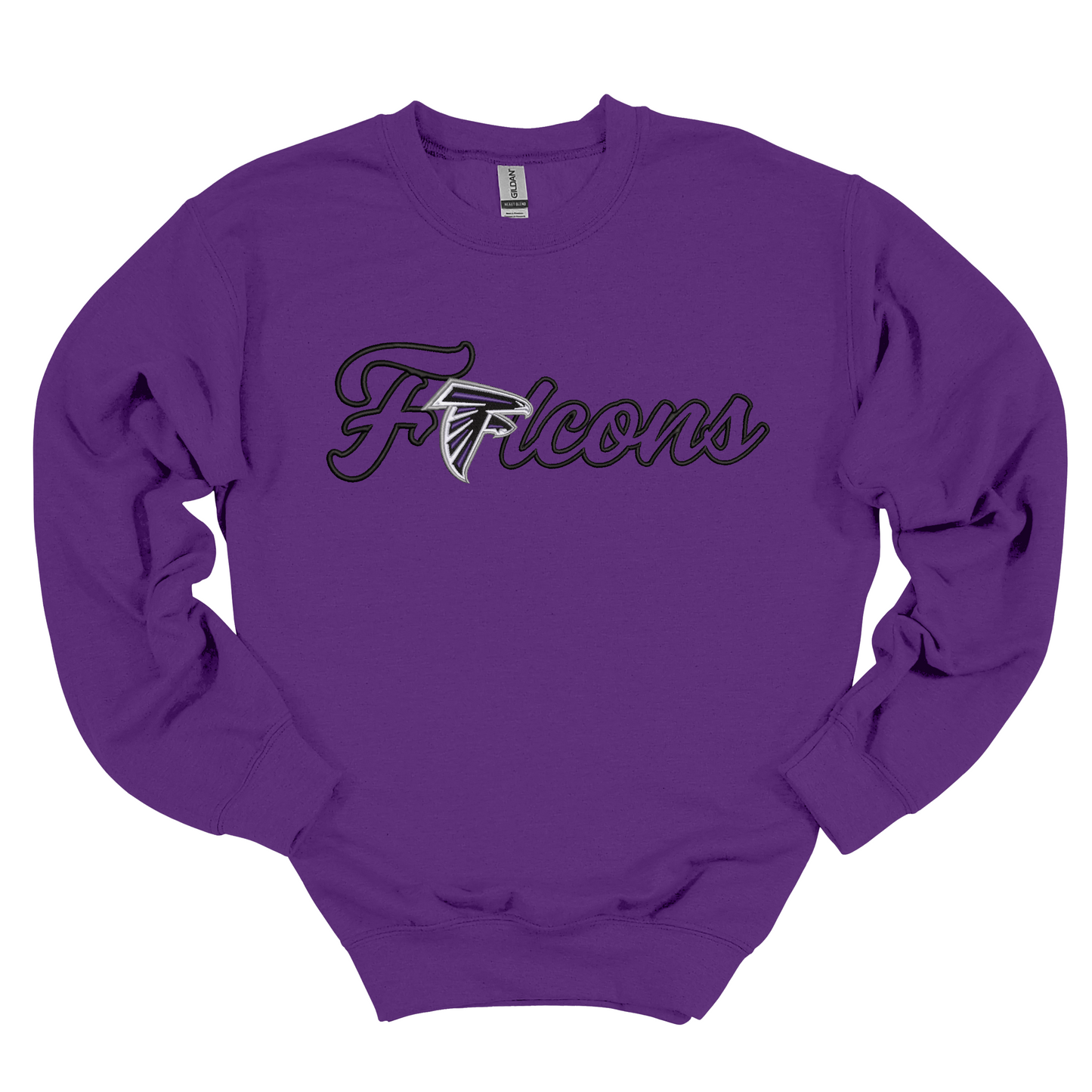 Falcons Embroidered Crewneck