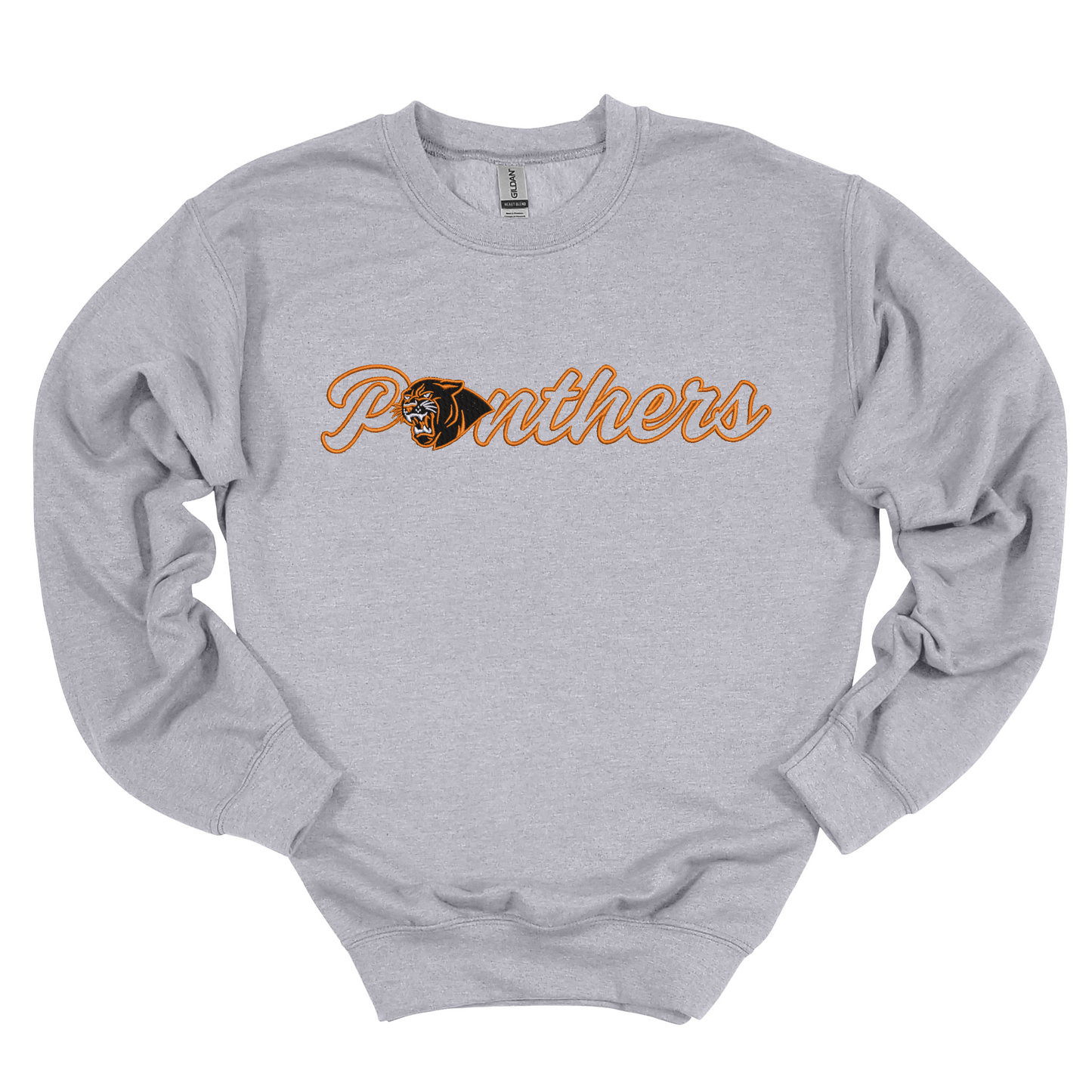Panthers Embroidered Crewneck