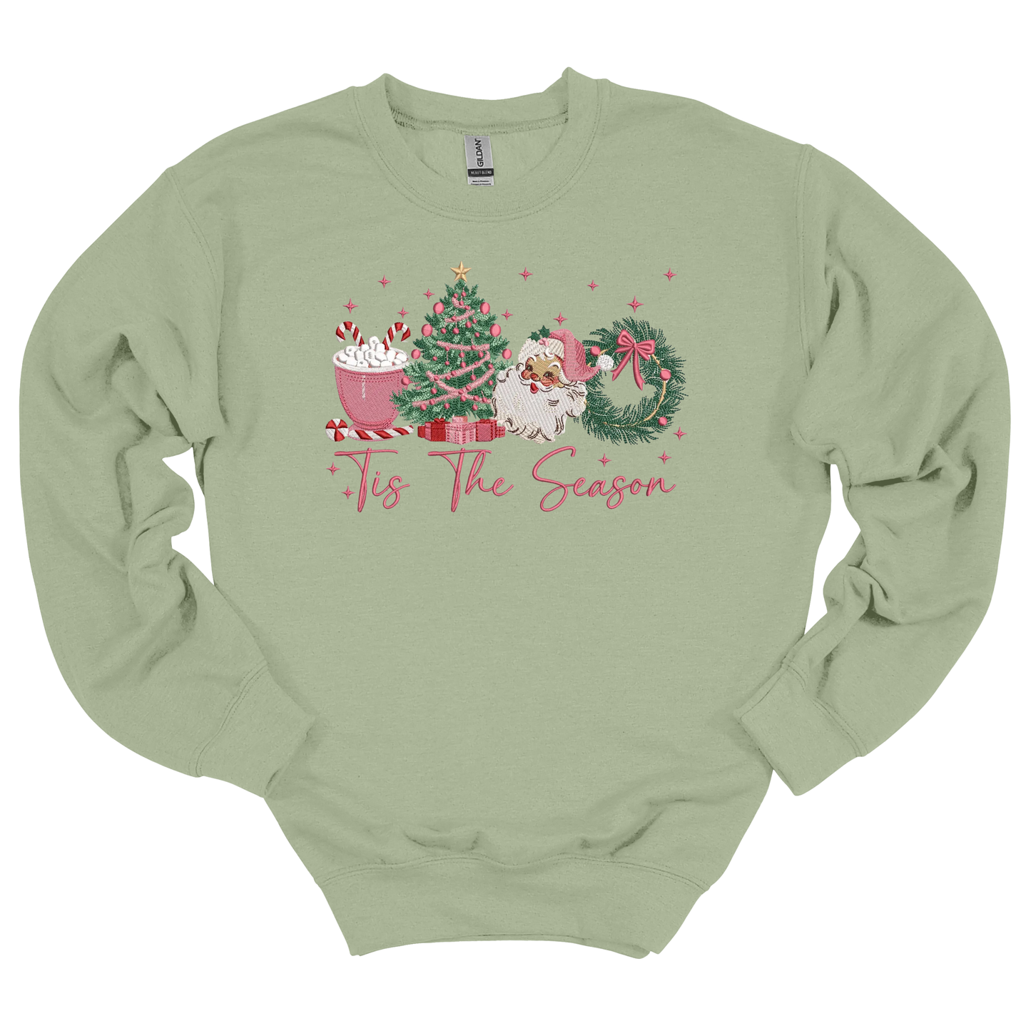 Tis The Season Embroidered Sweatshirt