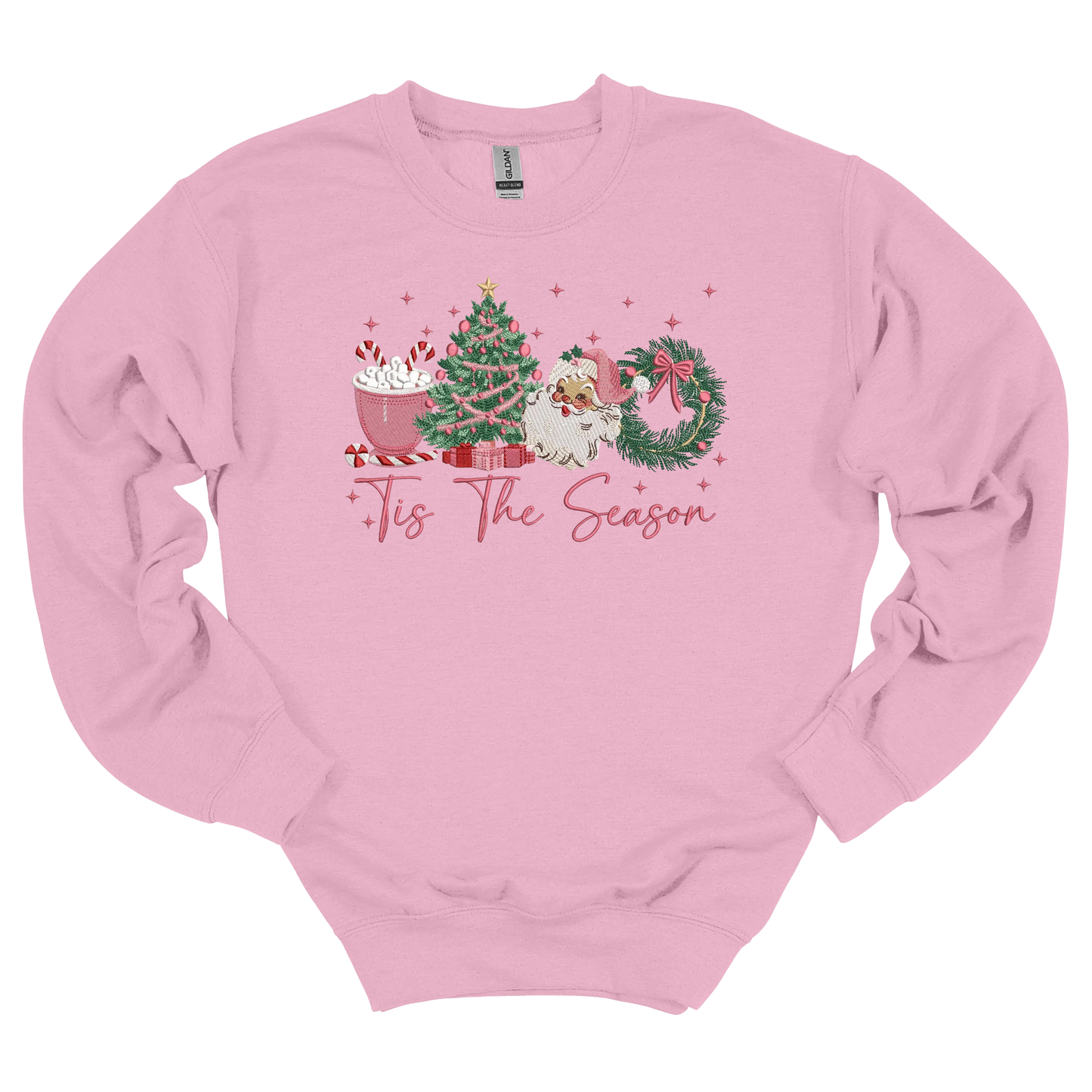 Tis The Season Embroidered Sweatshirt