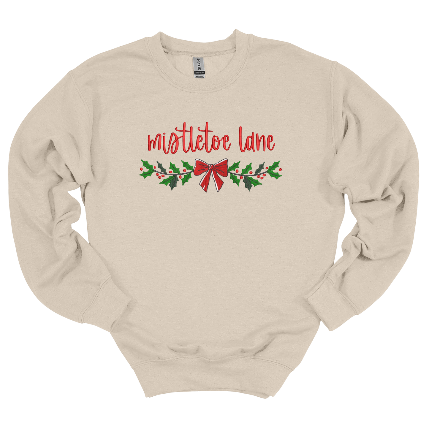 Mistletoe Lane Embroidered Sweatshirt