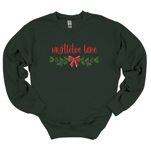 Mistletoe Lane Embroidered Sweatshirt