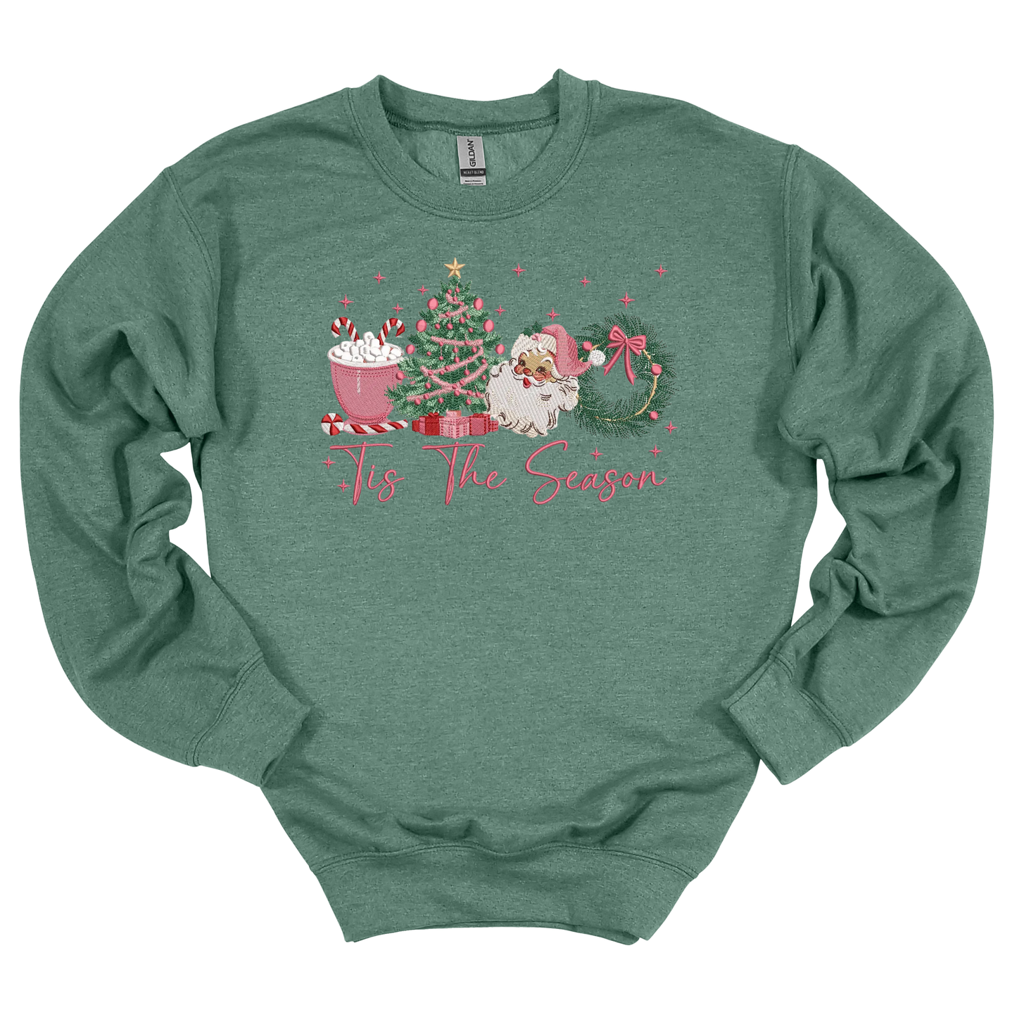 Tis The Season Embroidered Sweatshirt
