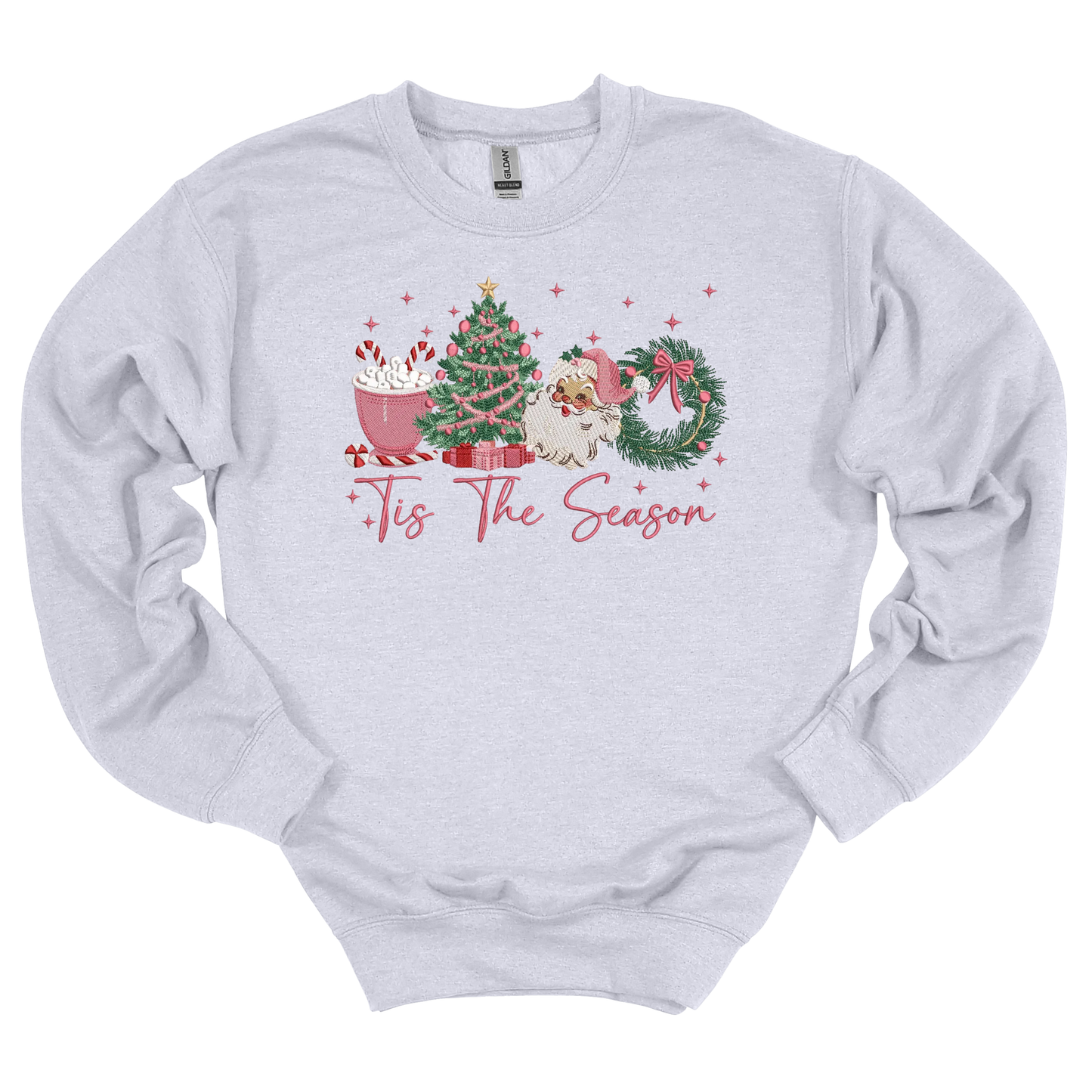 Tis The Season Embroidered Sweatshirt