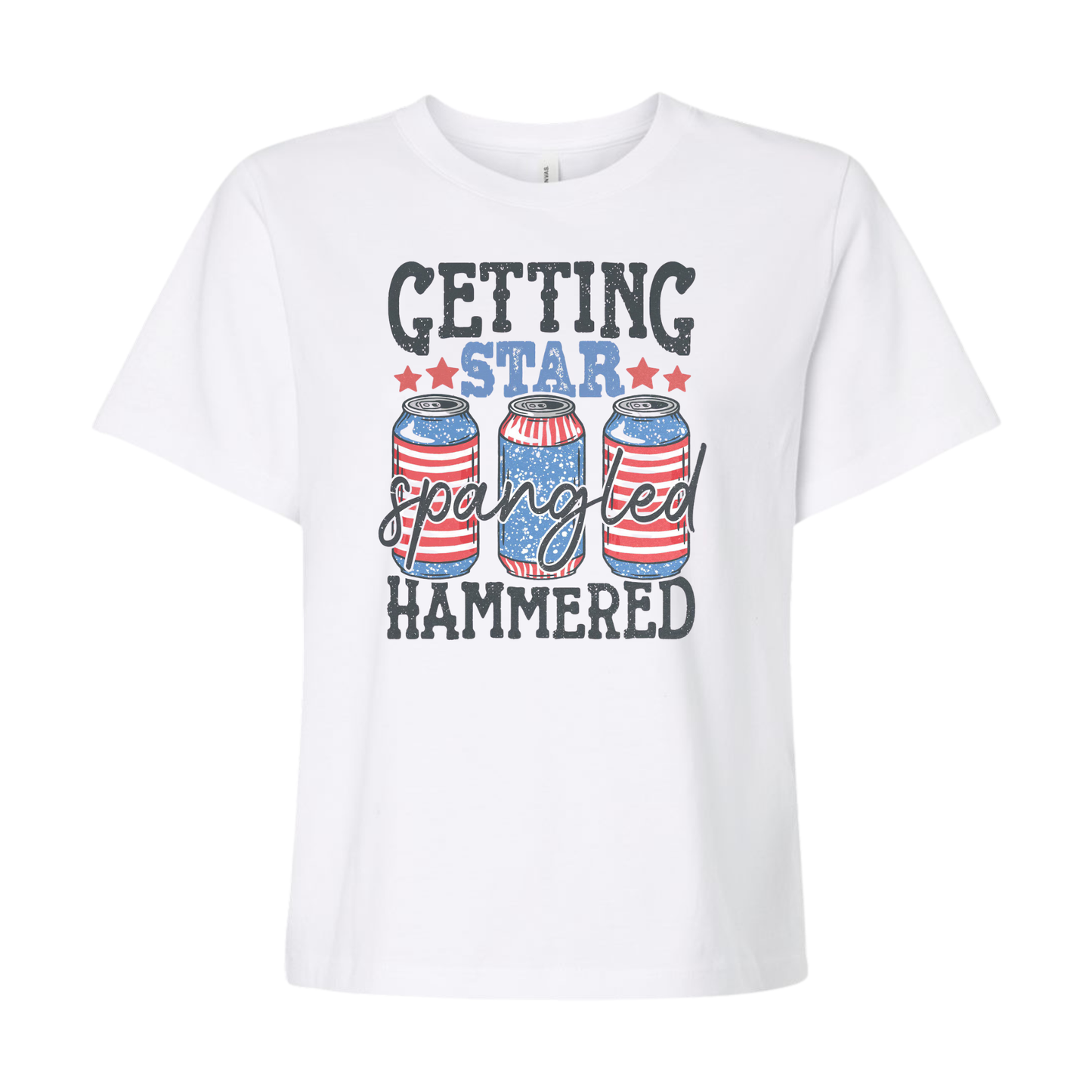 Star Spangled Boxy Tee (Women's)