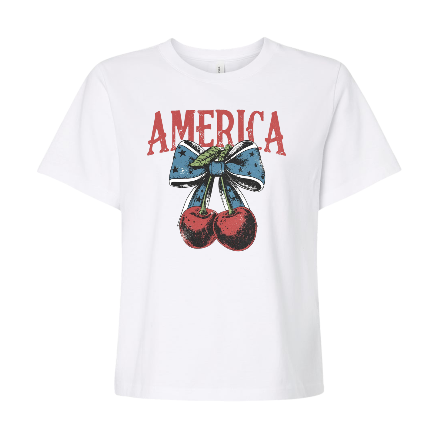America Bow Boxy Tee (Women's)