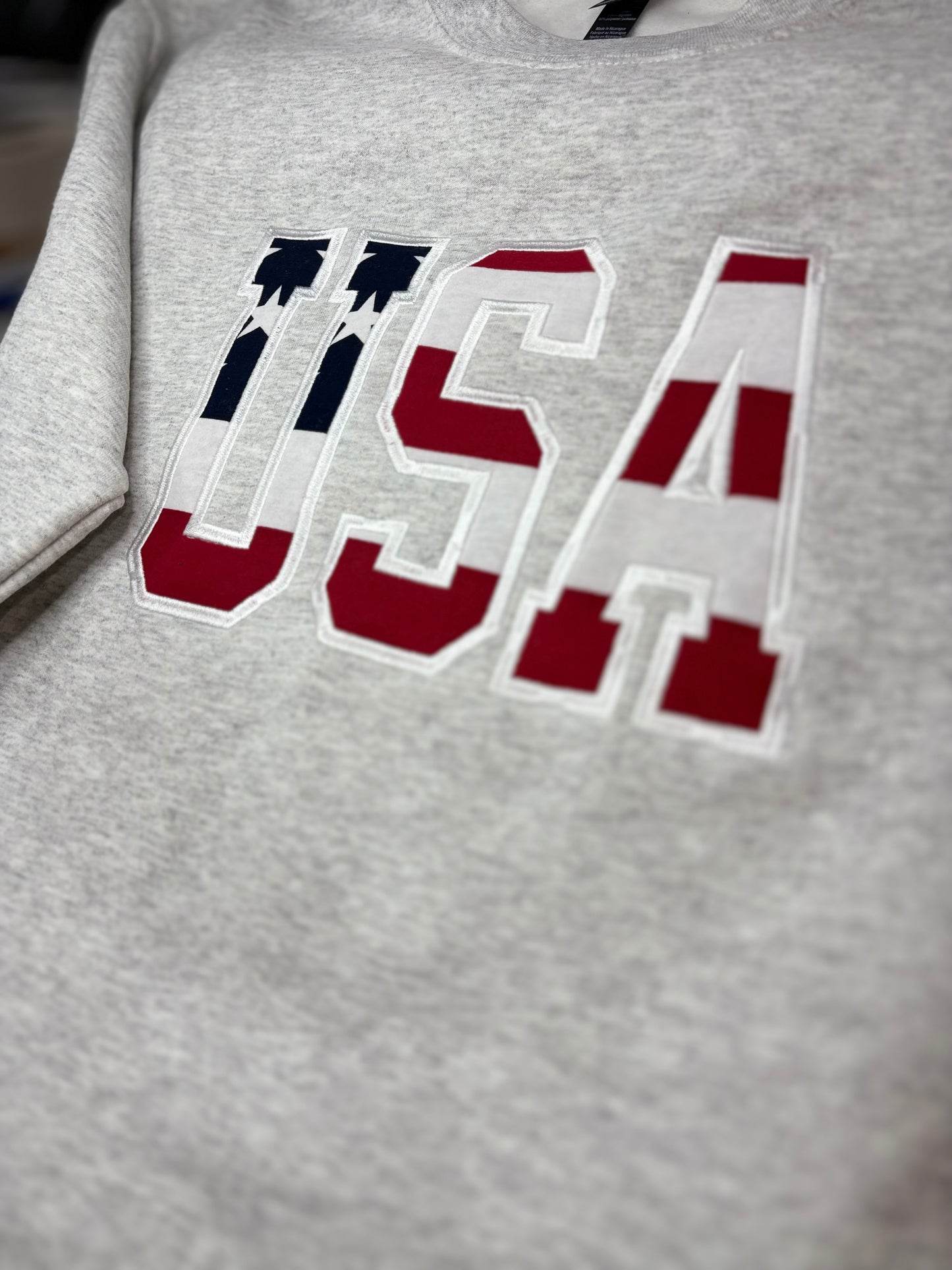 USA Embroidered Sweatshirt