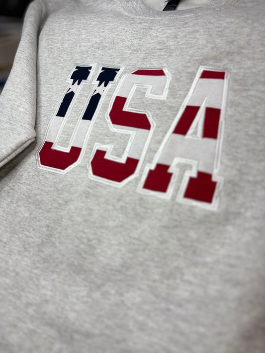 USA Embroidered Sweatshirt