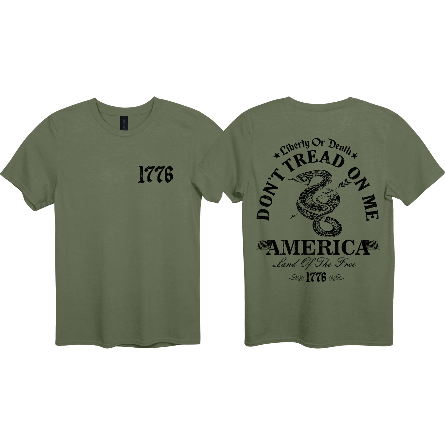 T-shirt - 1776 Gadsden Snake