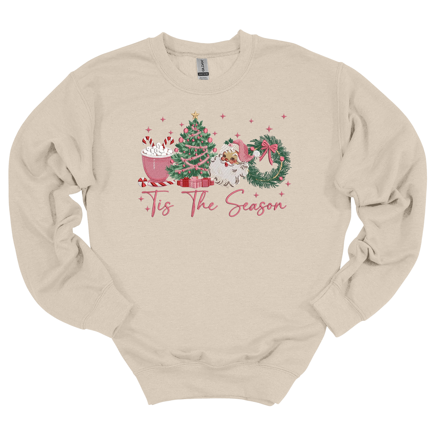 Tis The Season Embroidered Sweatshirt