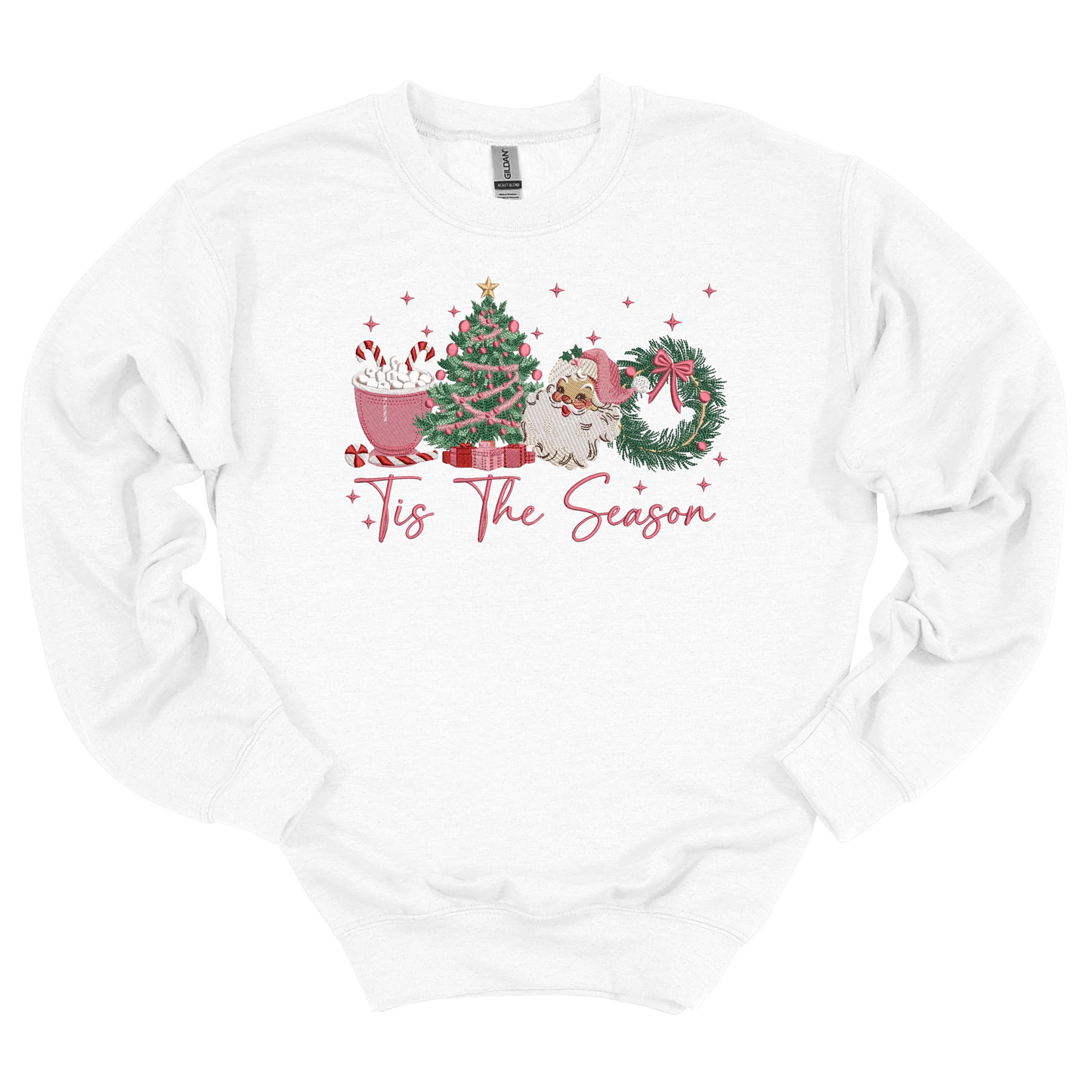 Tis The Season Embroidered Sweatshirt