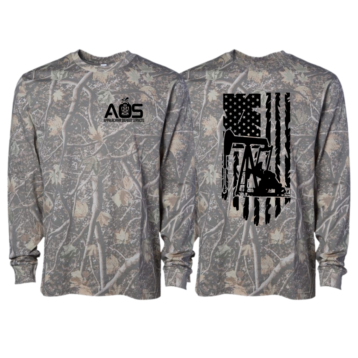 AOS Camo Long Sleeve T-Shirt