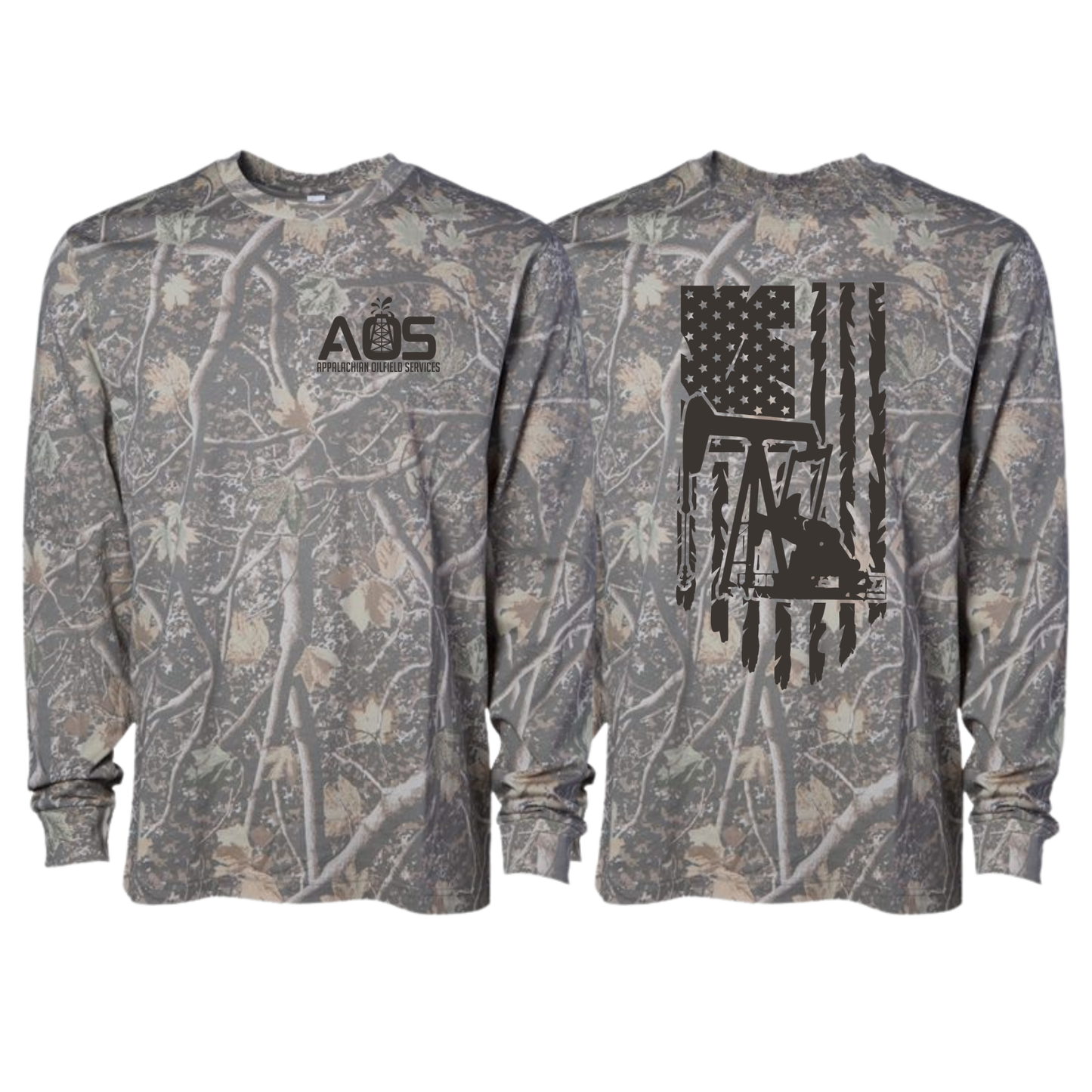 AOS Camo Long Sleeve T-Shirt