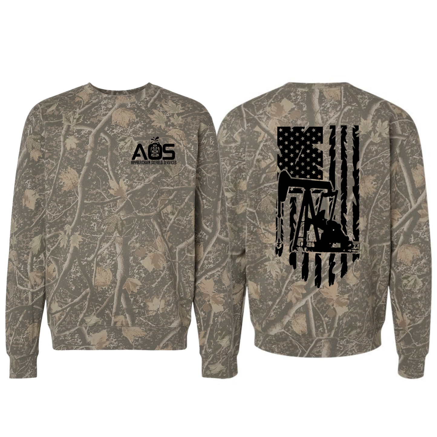 AOS Camo Crewneck